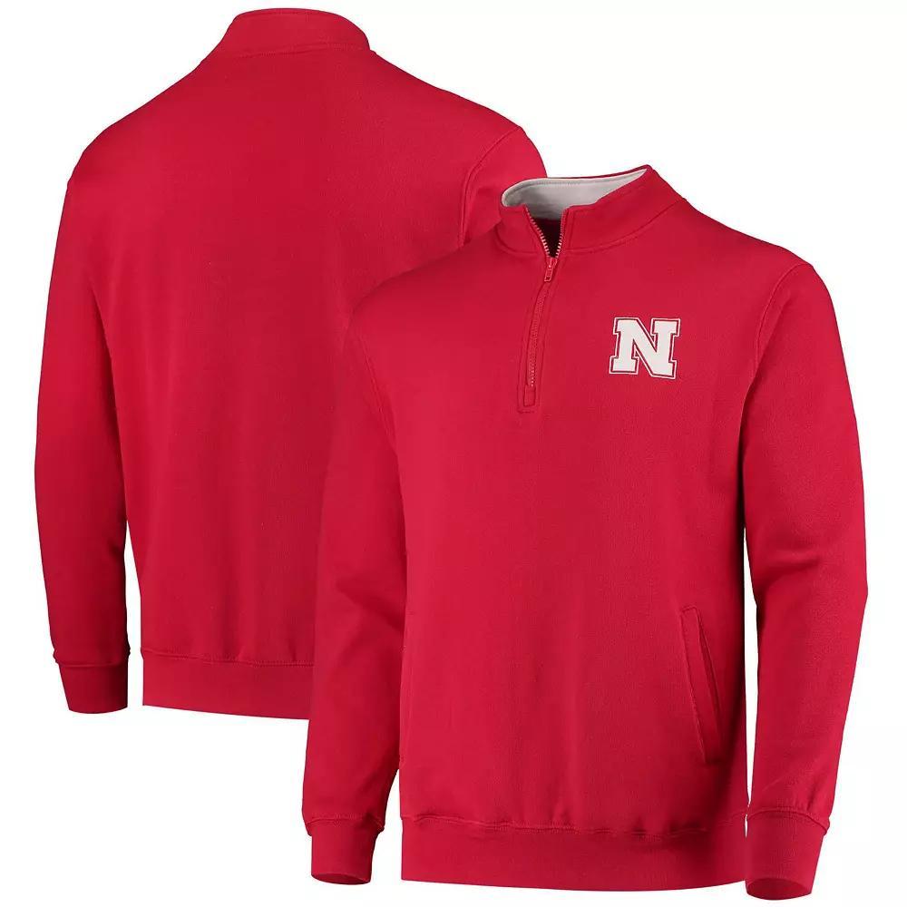 Mens Colosseum Scarlet Nebraska Huskers Tortugas Logo Quarter-Zip Jacket Product Image