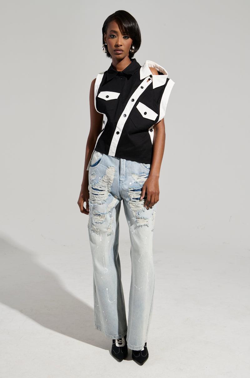 IS IT TRUE FUNKY BLOUSE Product Image