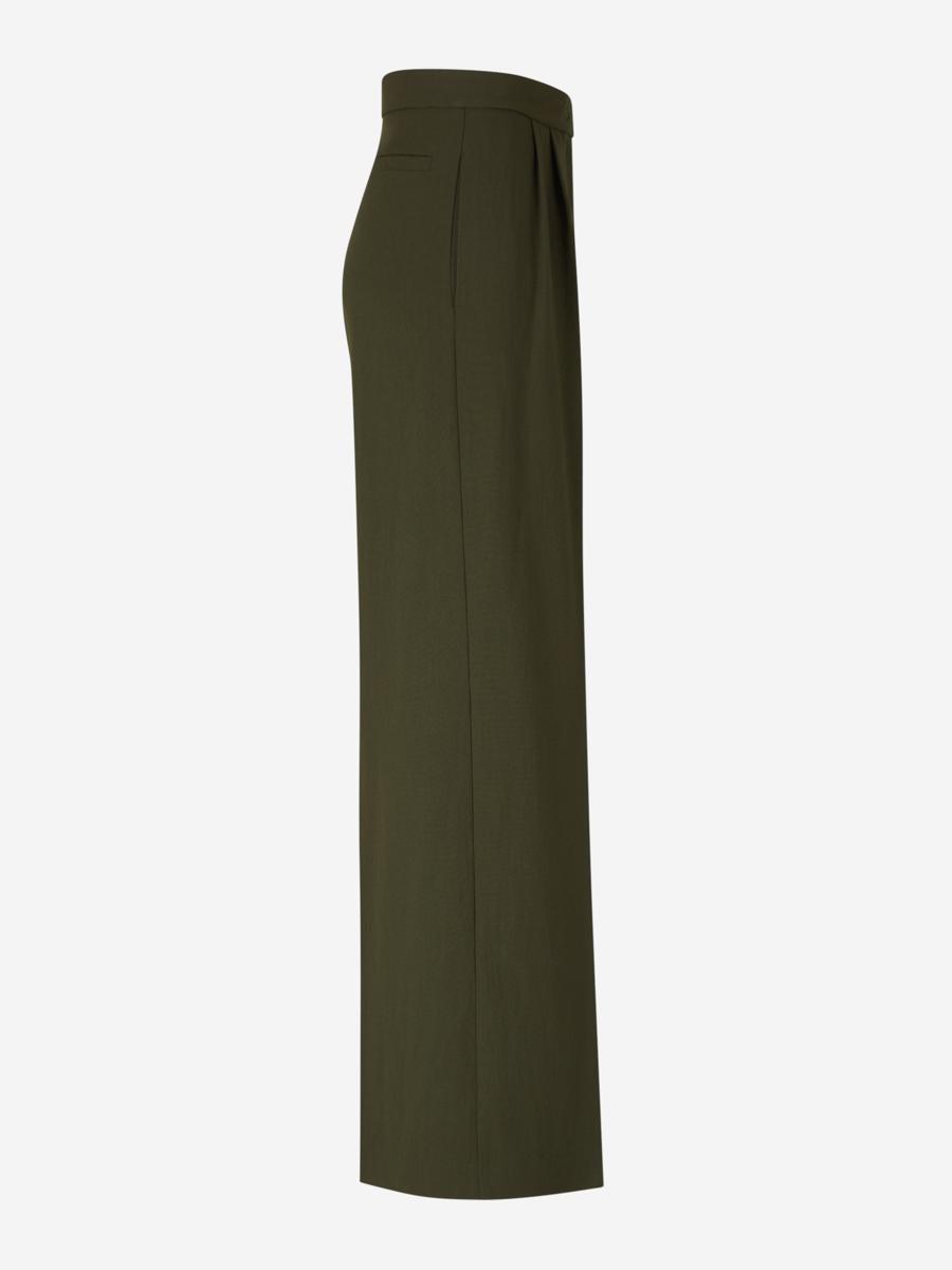 FABIANA FILIPPI Straight Dress Pants In Dark Green Product Image