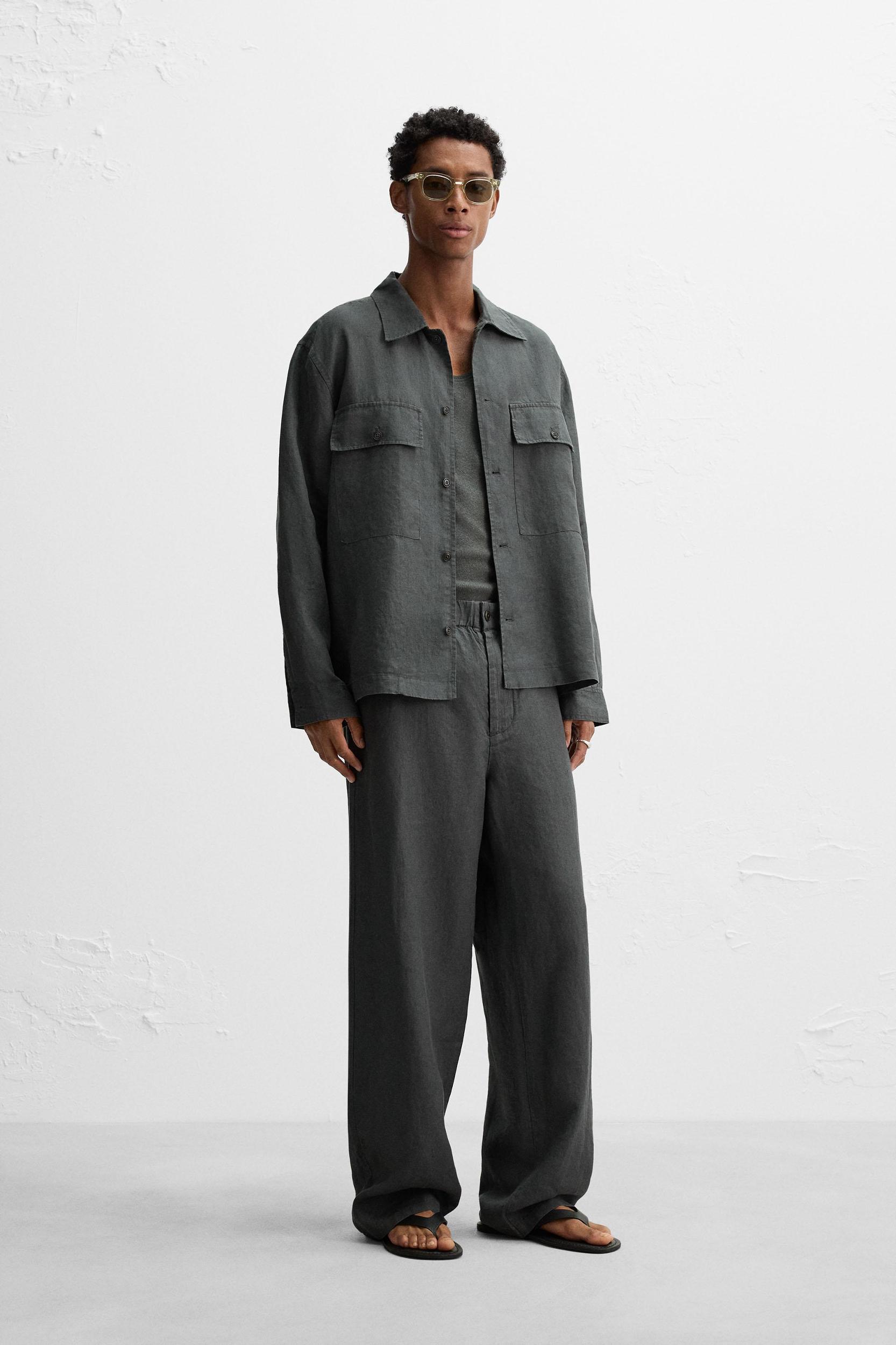 RELAXED FIT 100% HEMP PANTS Product Image