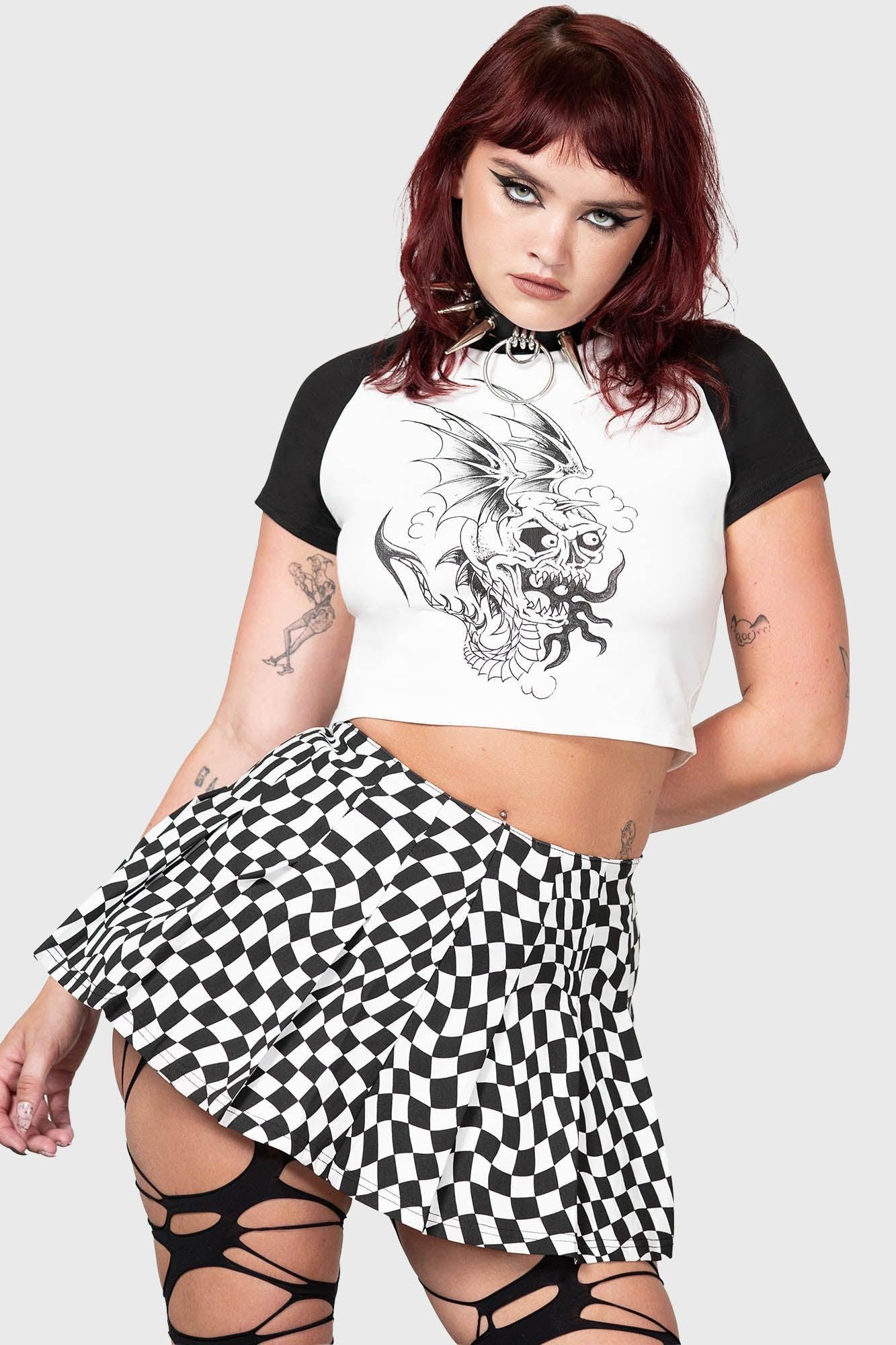 Punk/Wave Mini Skirt - Resurrect Female Product Image