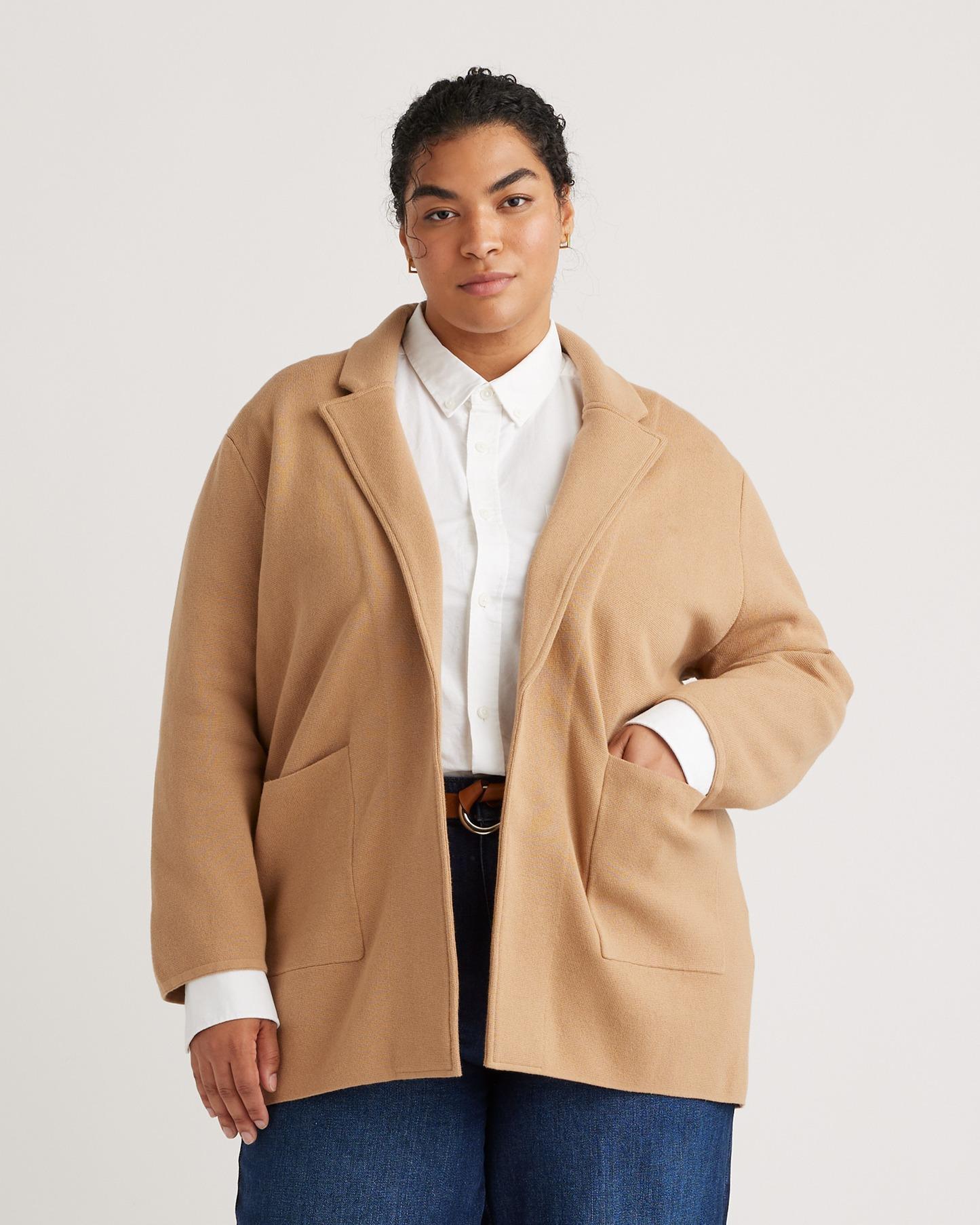 Quince | Women's Knit Blazer Organic Cotton Product Image