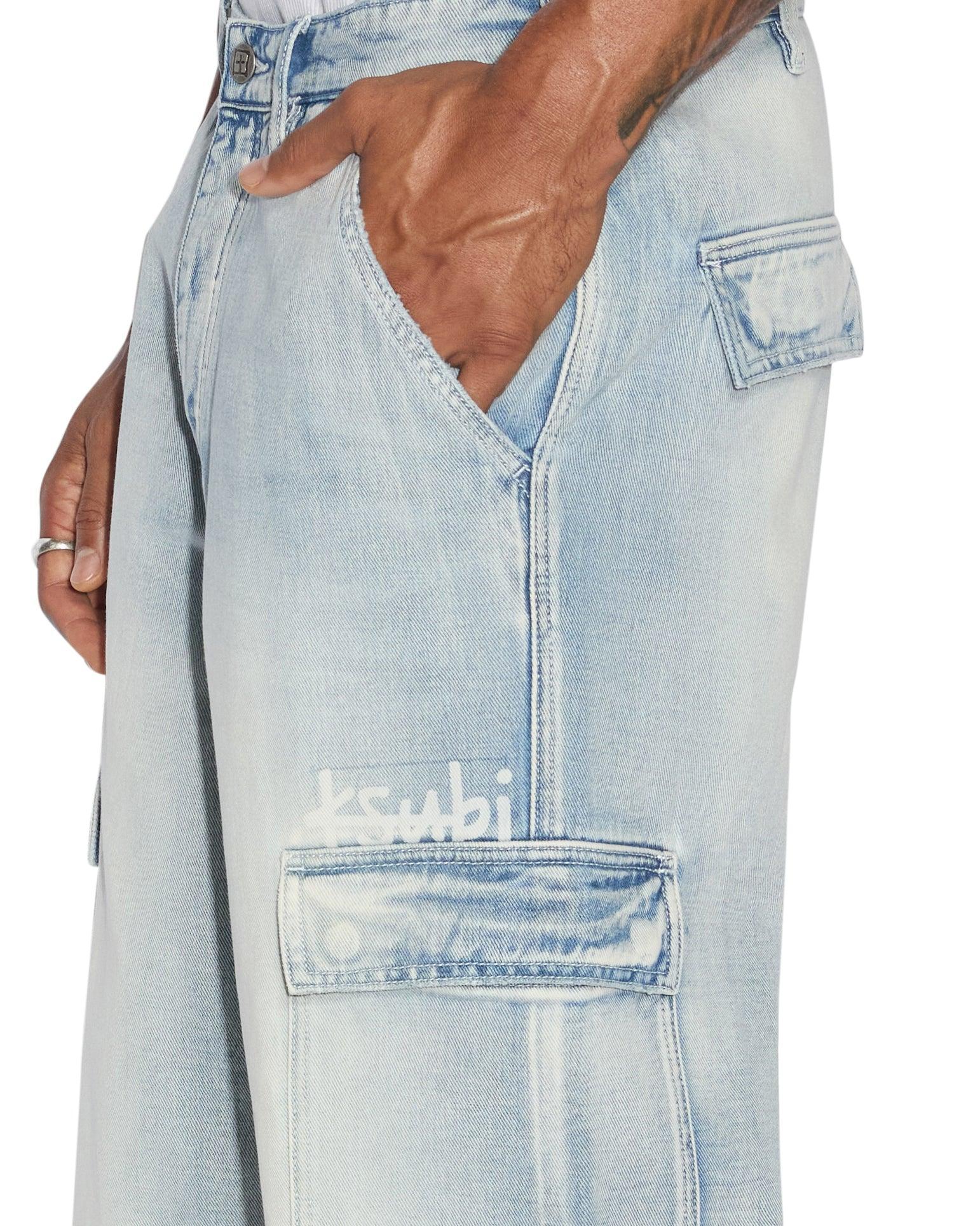 RIOT CARGO PANT BLUE ICE Male Product Image