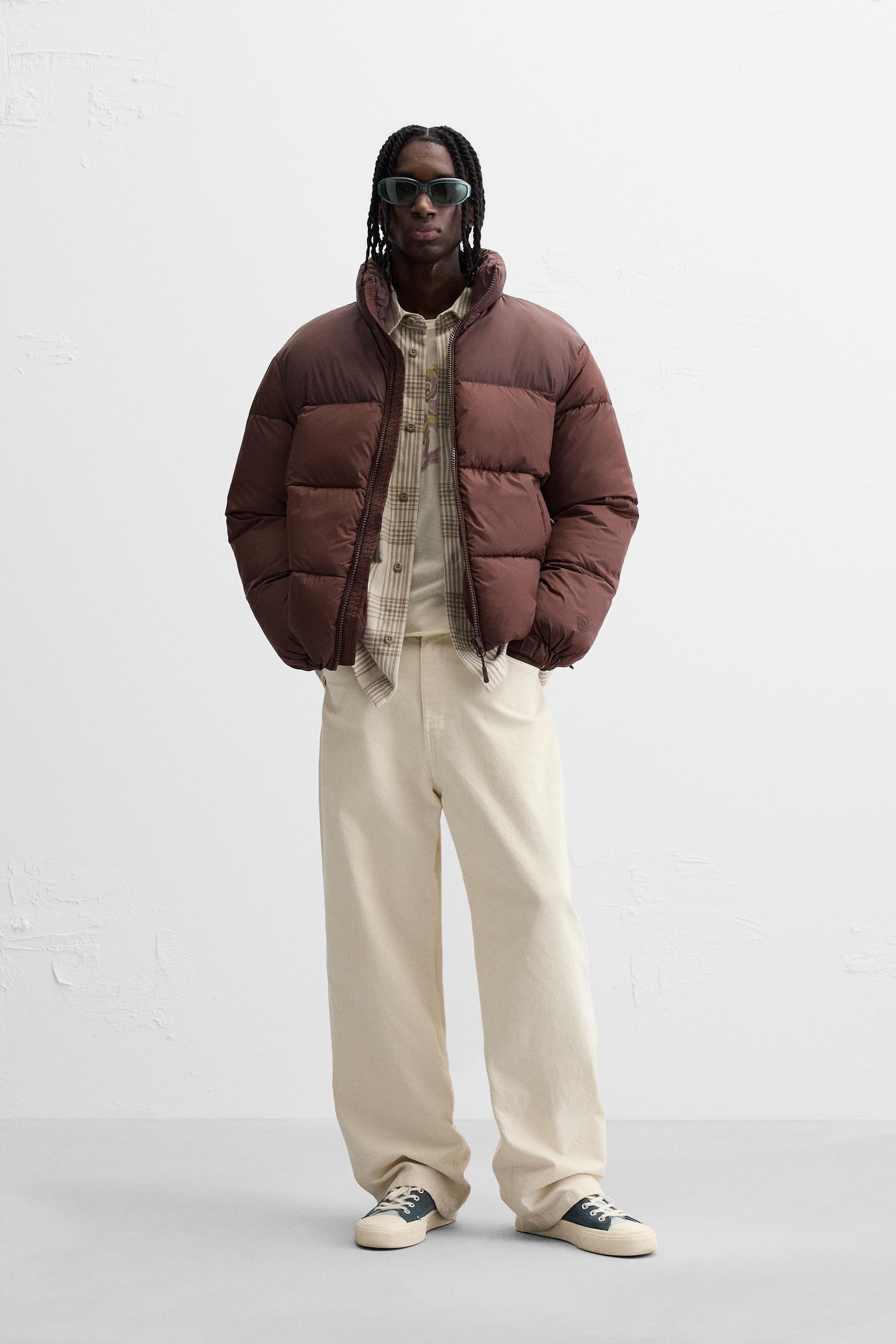 COLOR BLOCK PUFFER JACKET Product Image