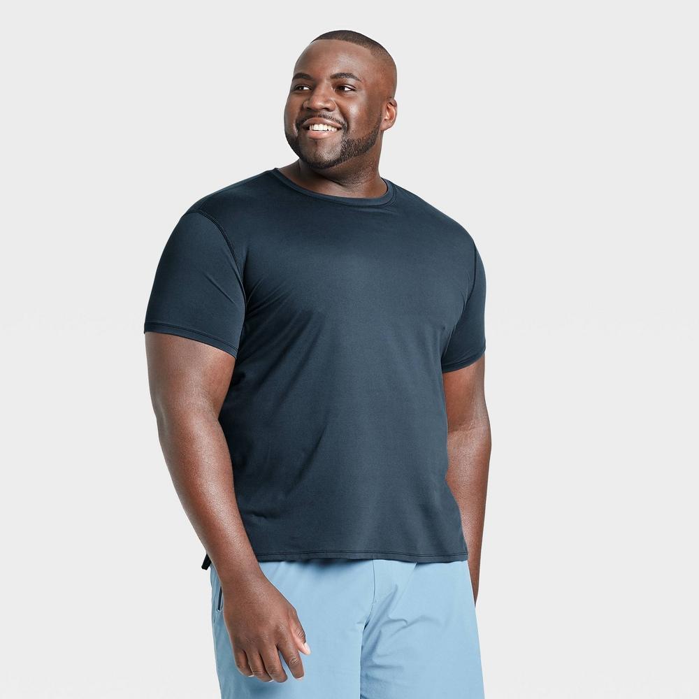 Mens Short Sleeve Performance T-Shirt - All In Motion Navy XXL Product Image