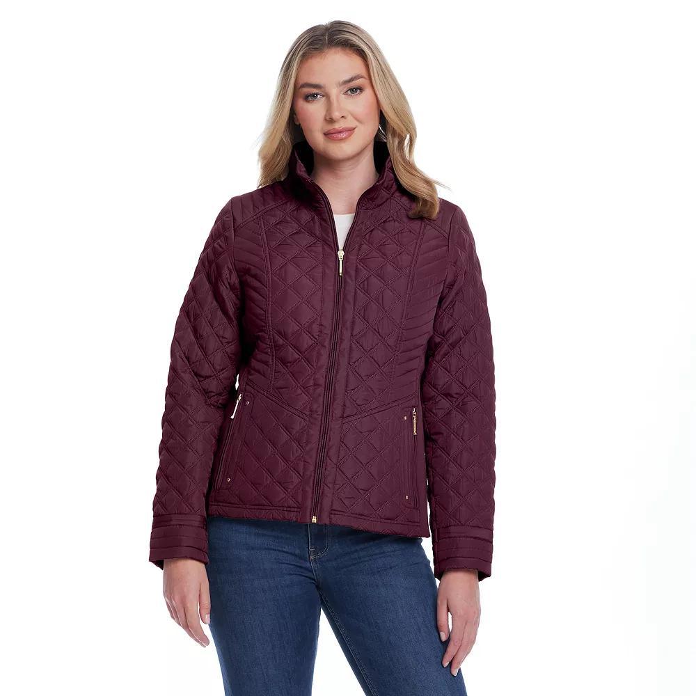 Women's Weathercast Quilted Jacket with Side Stretch, Size: XL, Shiitake Product Image