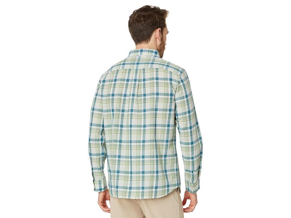 Vineyard Vines Plaid Madras Whale Shirt (Mallard Plaid) Men's Clothing Product Image
