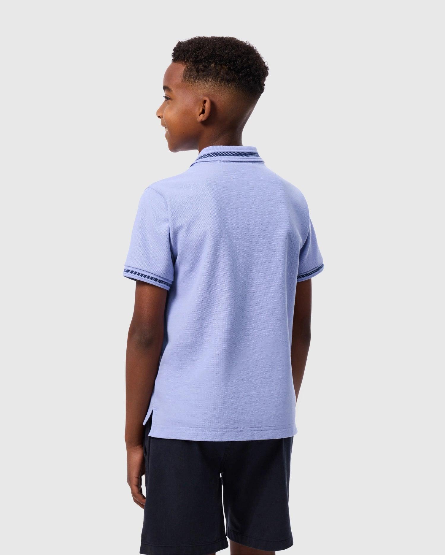 KIDS RIVIERA PIQUE POLO SHIRT - B0K640C200 Product Image