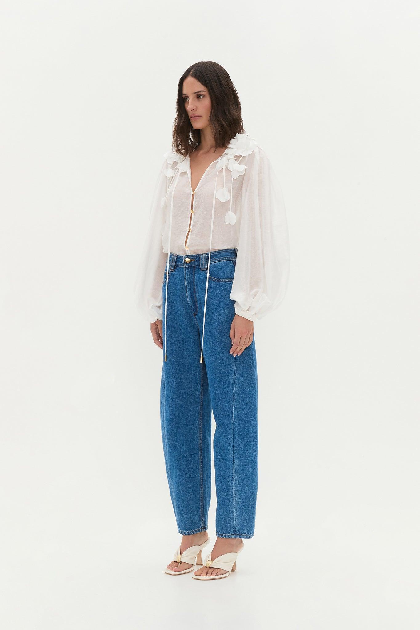 Camille Flower Blouse Product Image