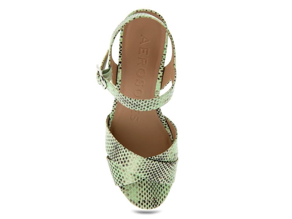 Aerosoles Cosmos Womens Suede Platform Sandals Product Image