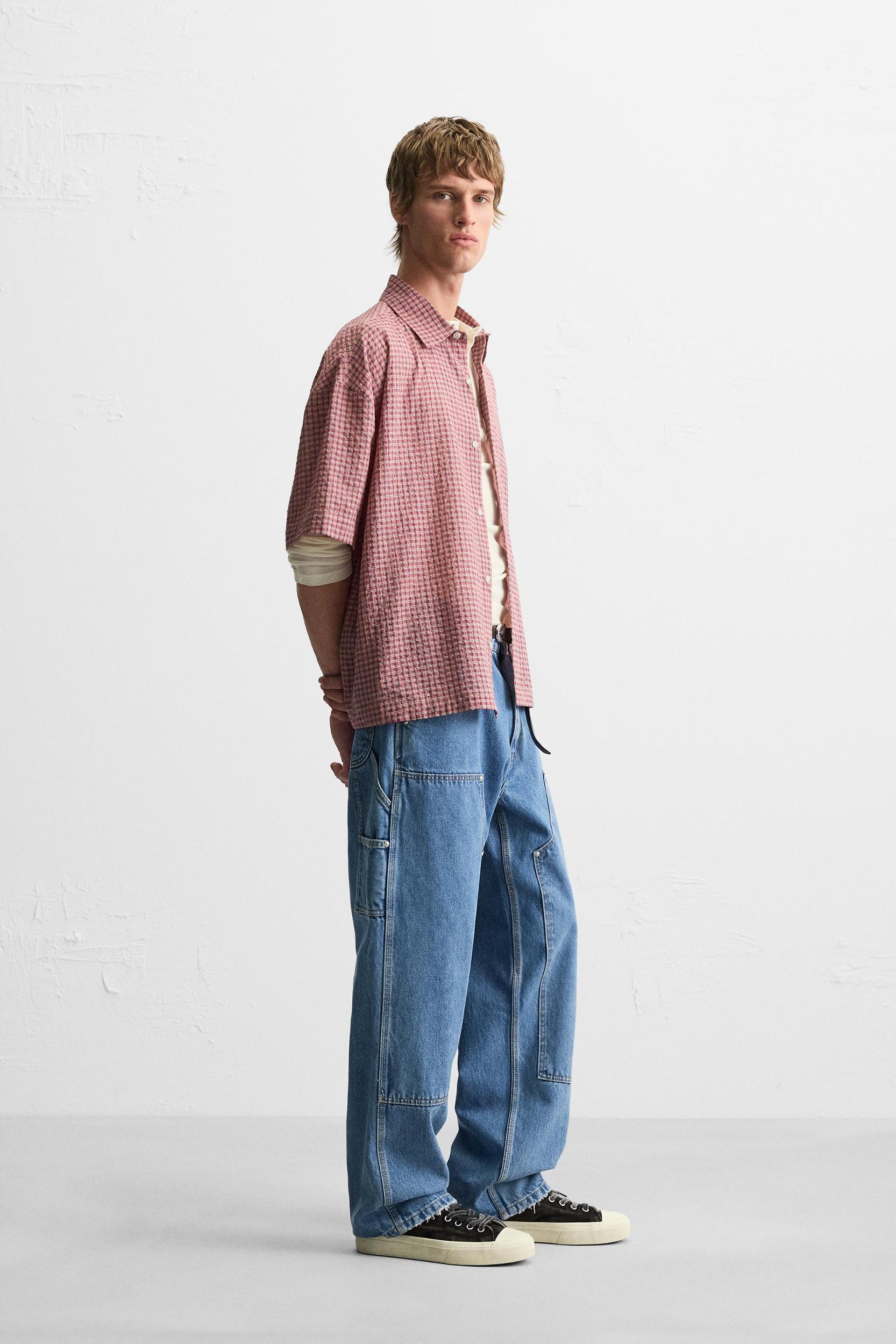SEERSUCKER PLAID SHIRT Product Image