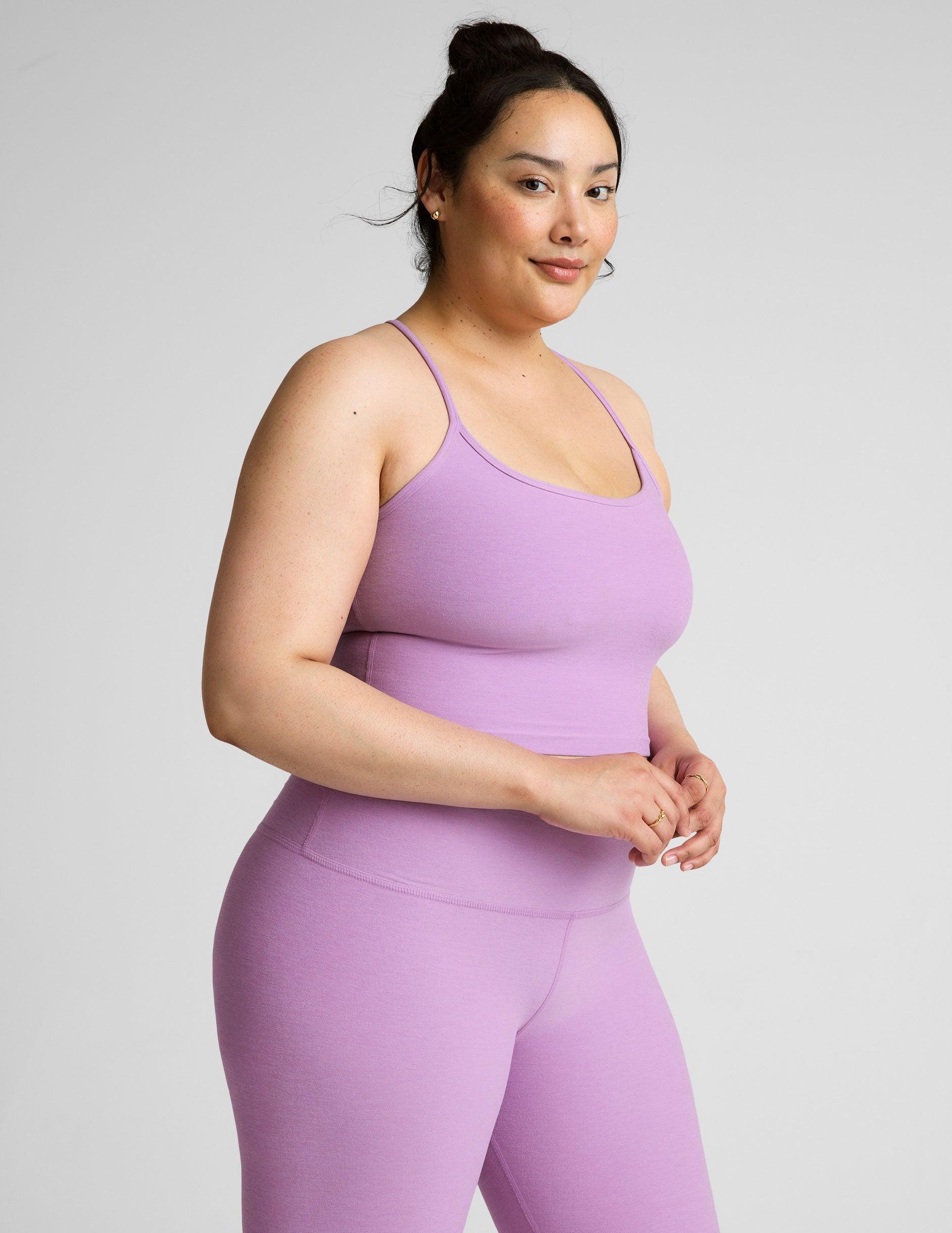 Spacedye Slim Racerback Cropped Tank Product Image