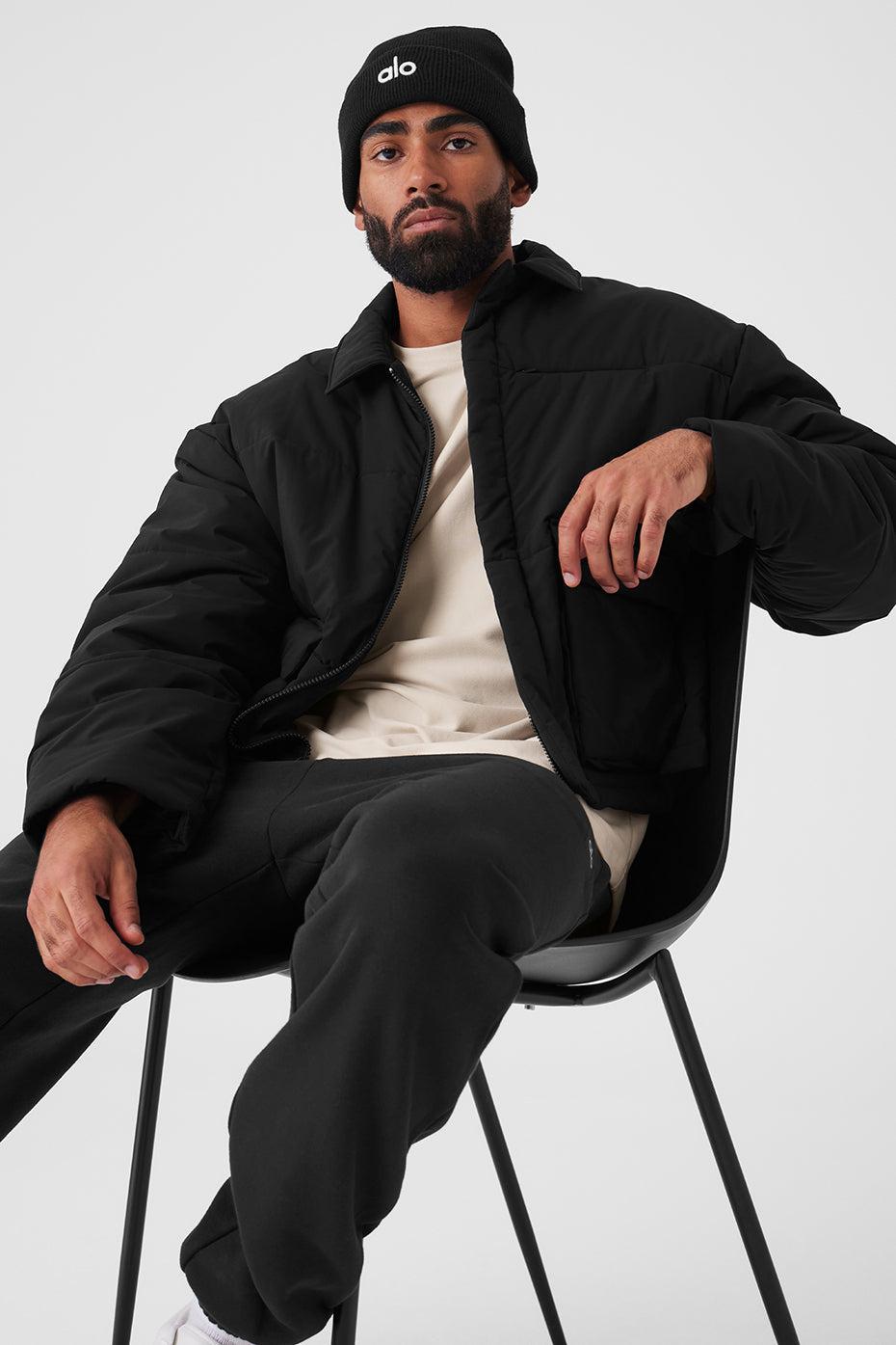 Voyage Utility Cargo Jacket - Black Product Image