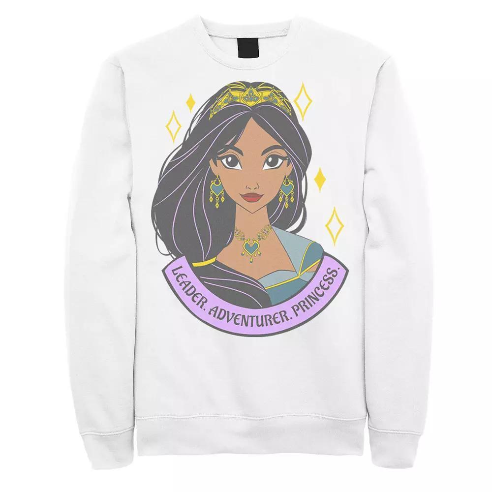 Men's Disney's Aladdin Live Action Jasmine Attribute Portrait Fleece, Size: XXL, White Product Image