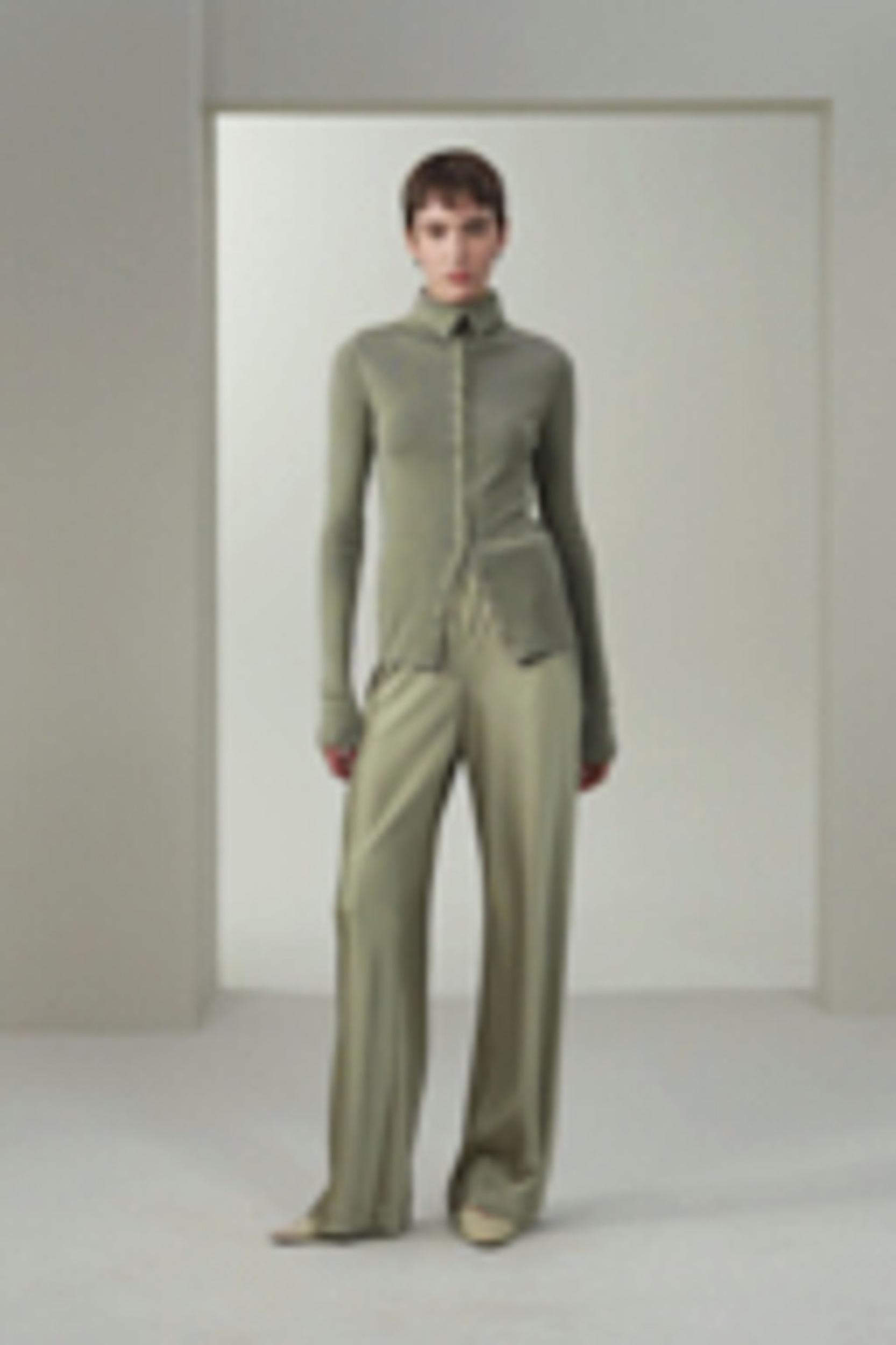 Slim Fit Silk Cashmere Sweater Product Image