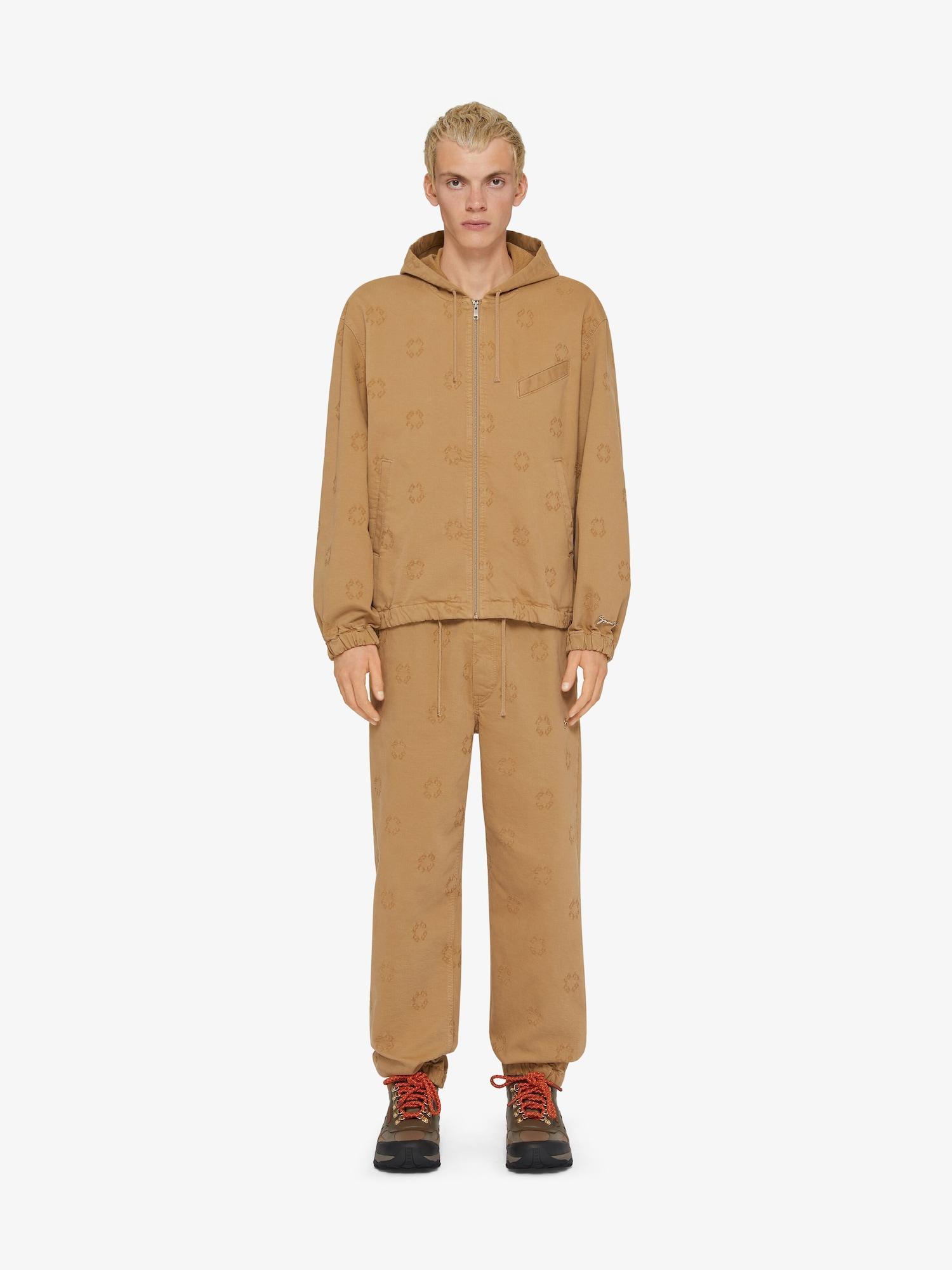 Jogger pants in monogram 72 denim Product Image