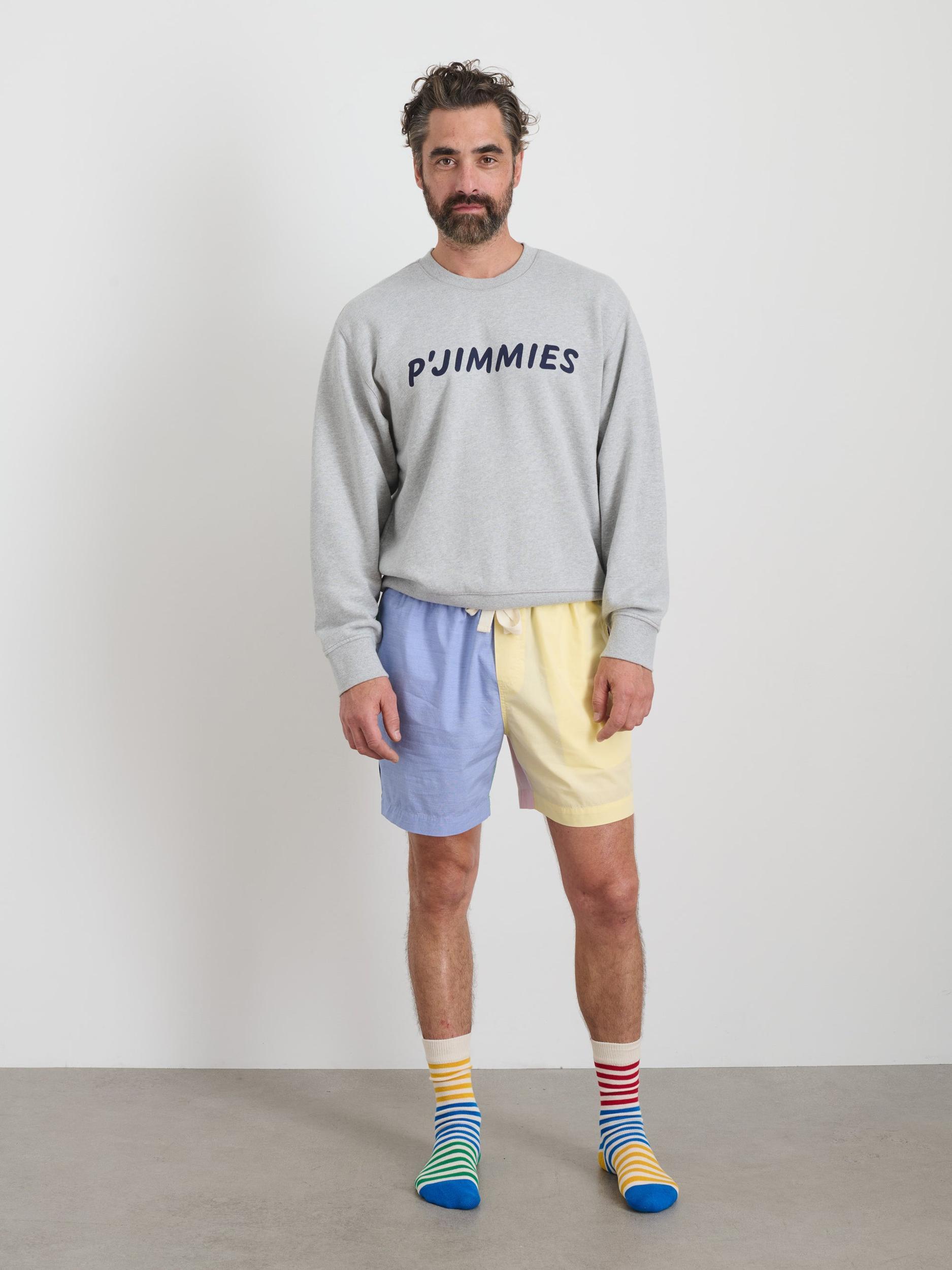 P'Jimmies Sleep Short in Colorblock Product Image