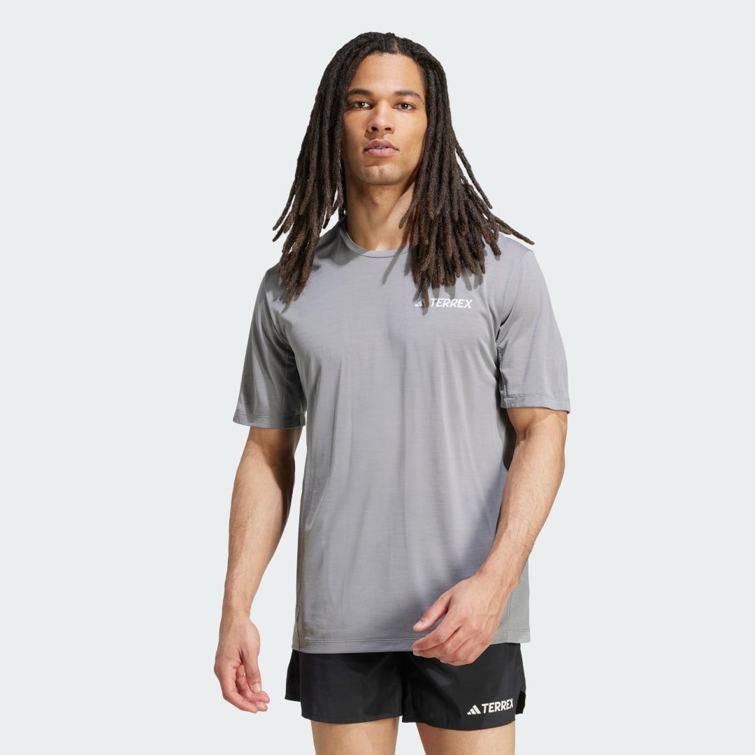 adidas Terrex Xperior Climacool+ Tee Semi Impact Orange XL Mens Product Image