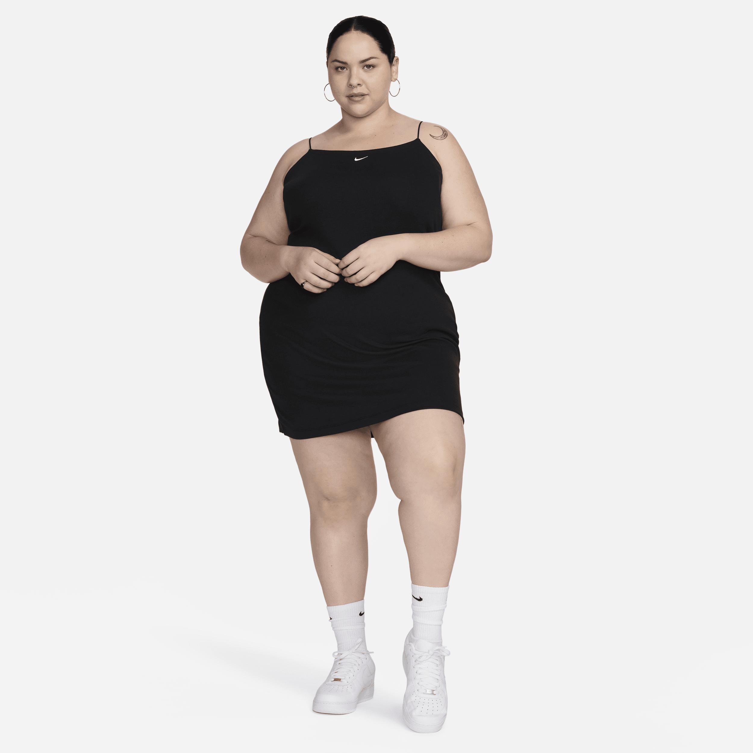 Nike Sportswear Chill Knit Women's Tight Mini-Rib Cami Dress (Plus Size) Product Image