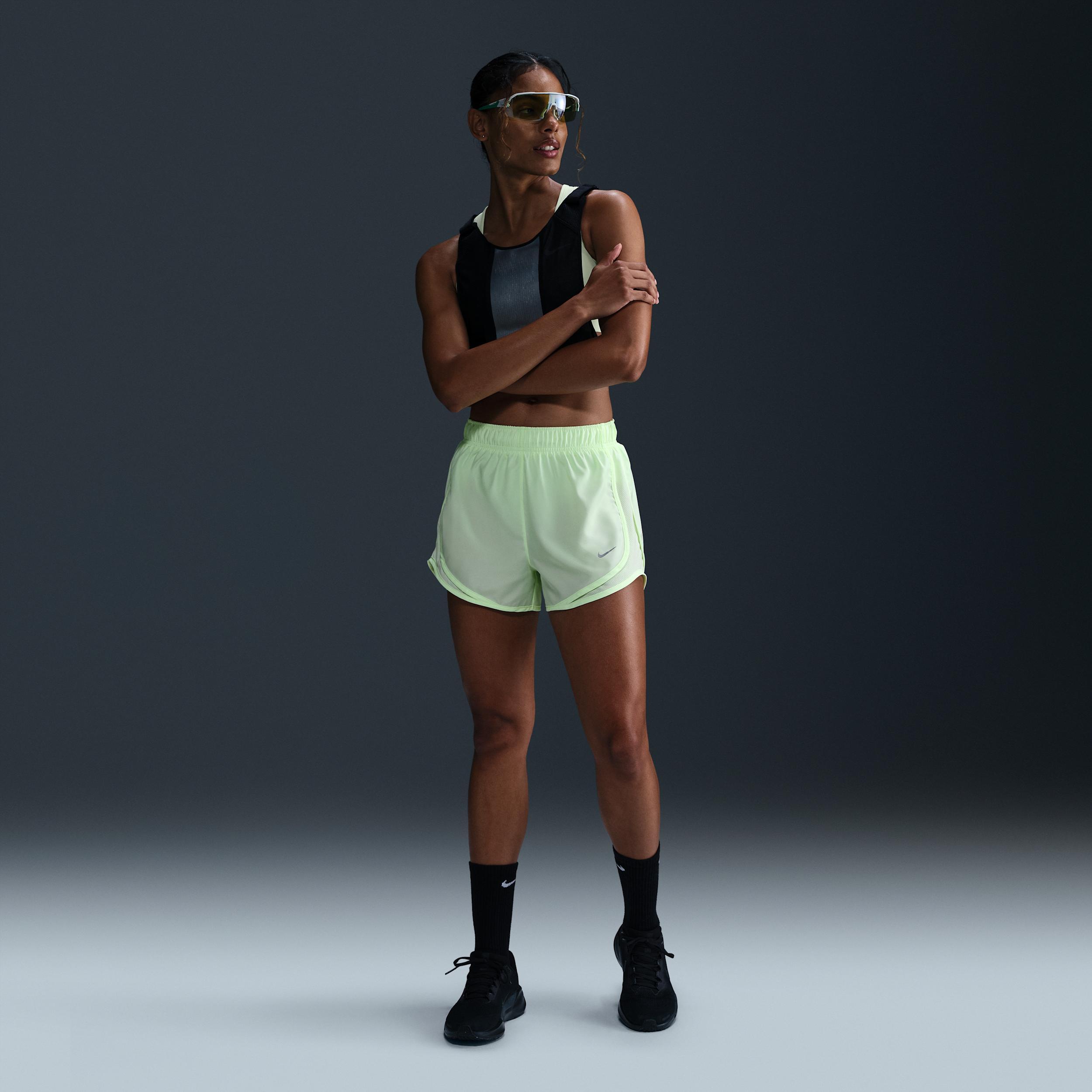 Nike Tempo Women's Dri-FIT Mid-Rise Brief-Lined Running Shorts Product Image