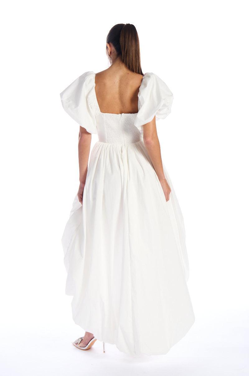 SOFIA POPLIN HIGH LOW MINI DRESS Product Image