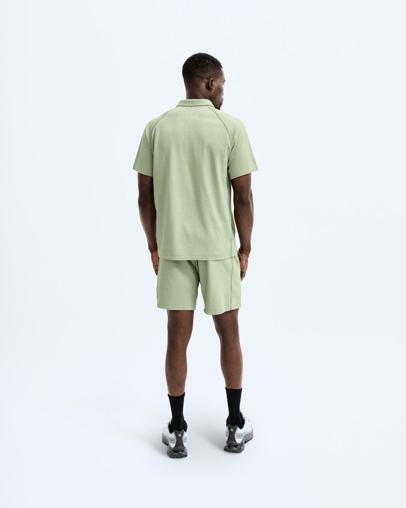 Reigning Champ Men's SOLOTEX MESH TIEBREAK POLO Product Image