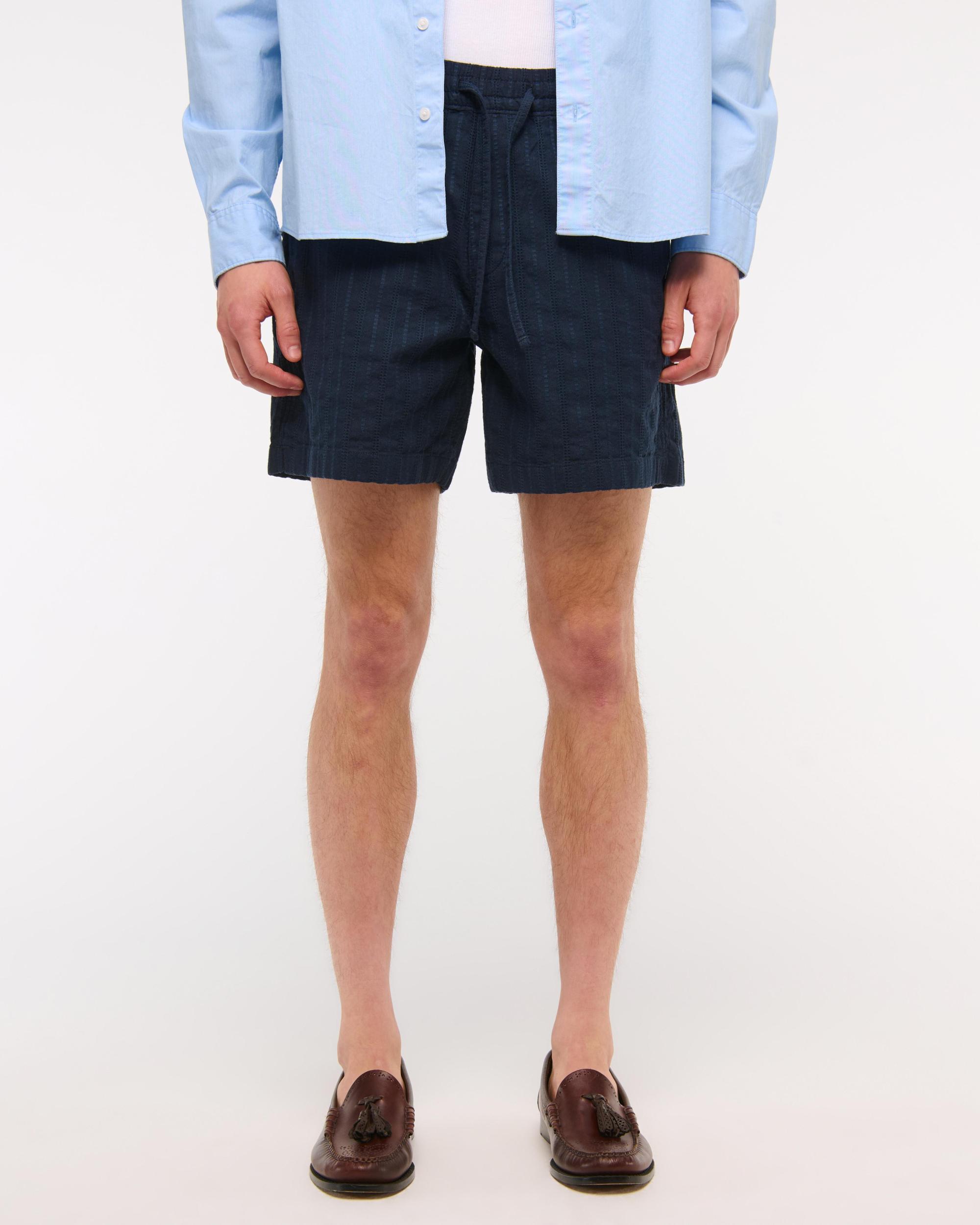 Textured Pull-On Short Product Image