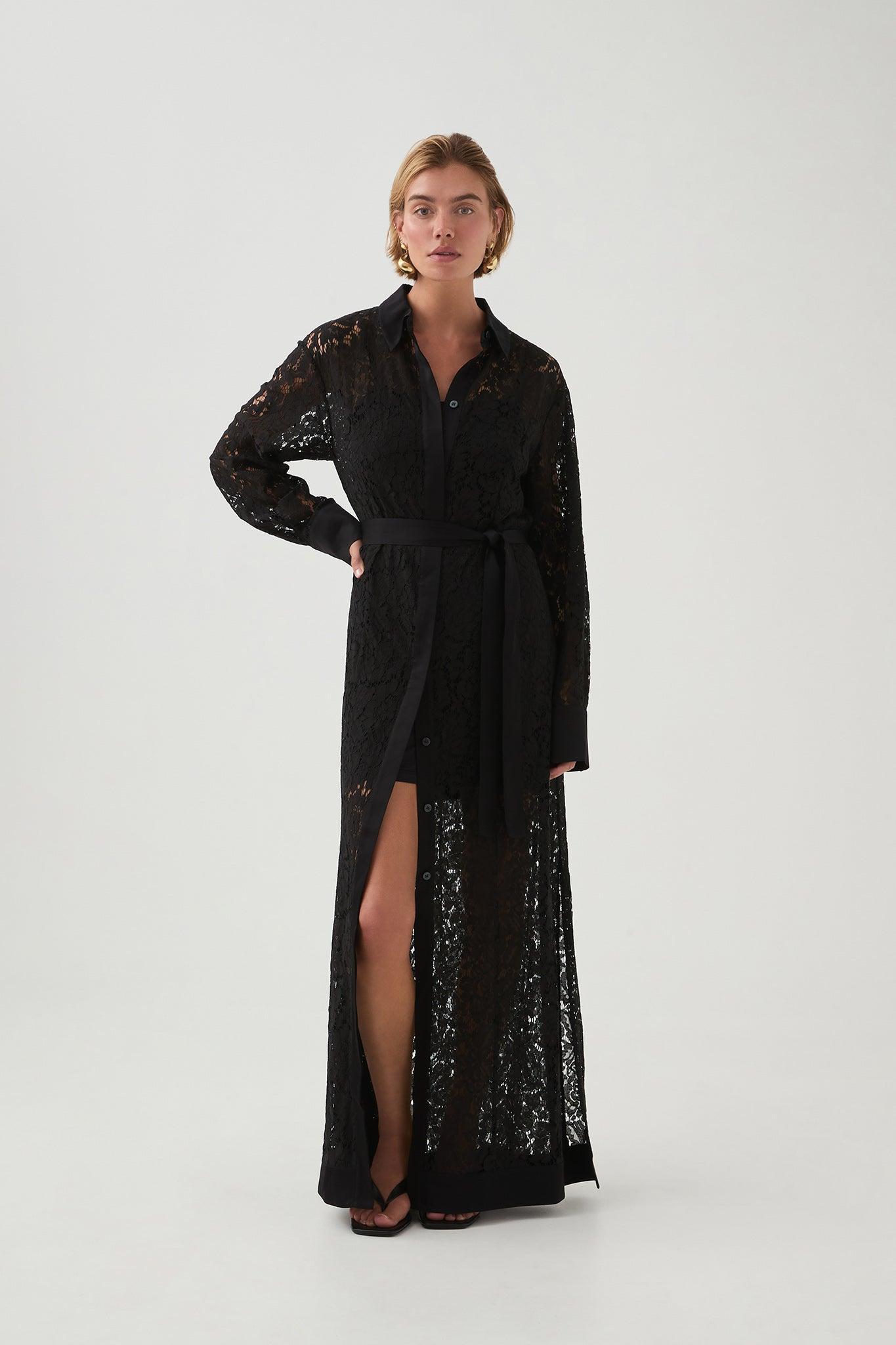 Kosmo Maxi Shirt Dress Product Image