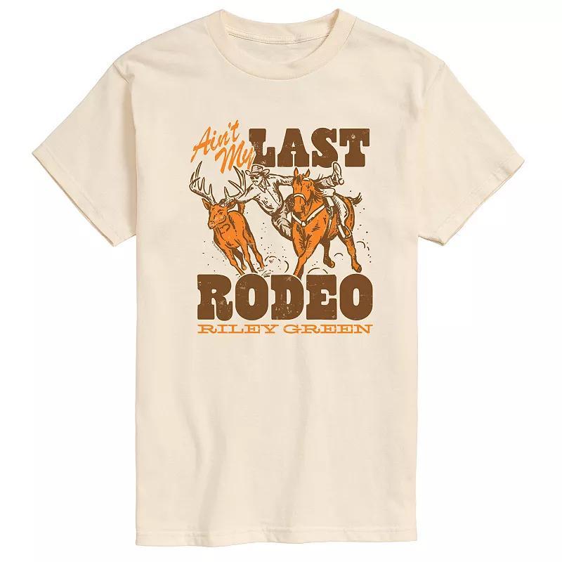 Mens Riley Green Last Rodeo Graphic Tee Ivory Product Image