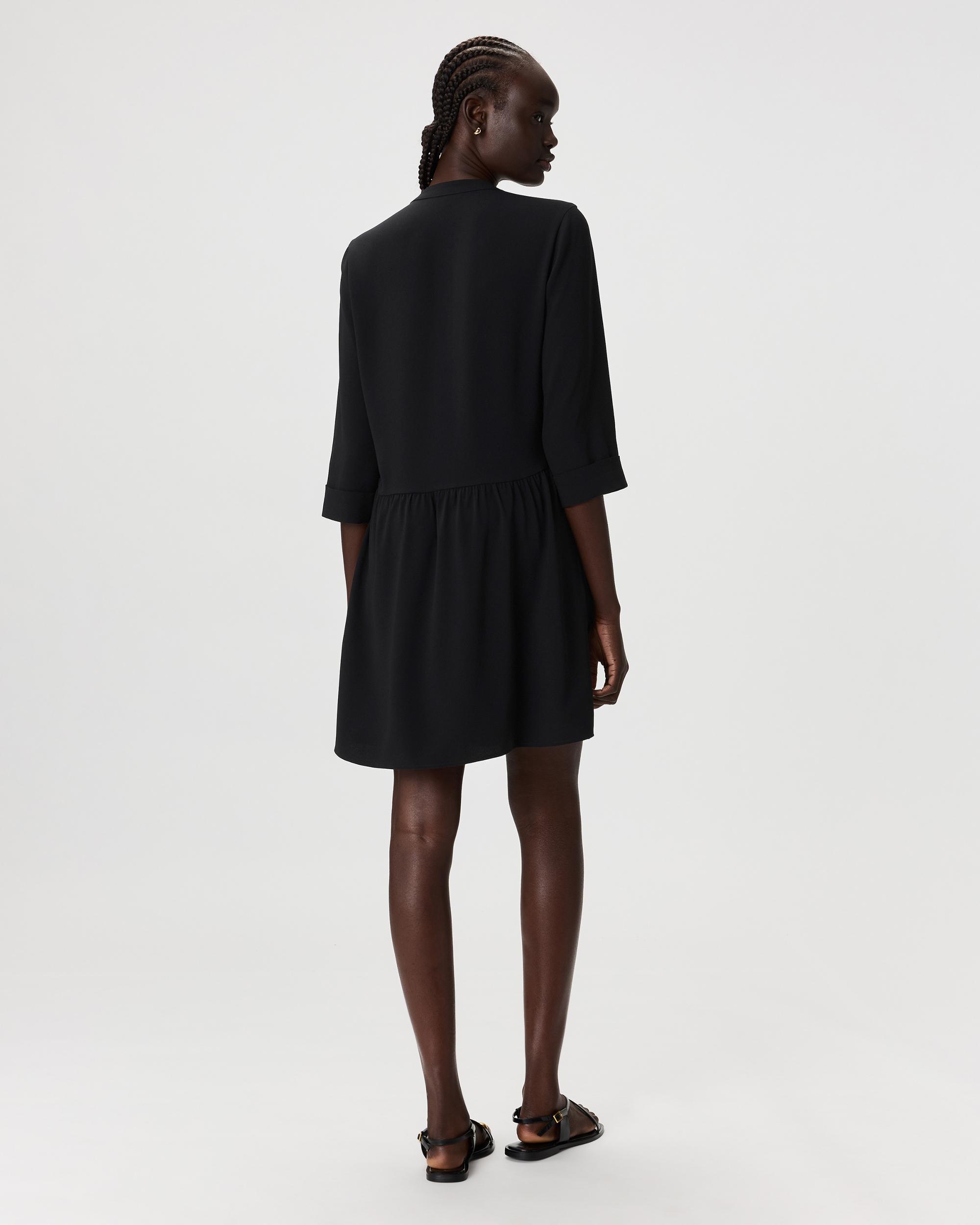 Quince | Women's Fluid Crepe Shirt Dress Polyester Product Image