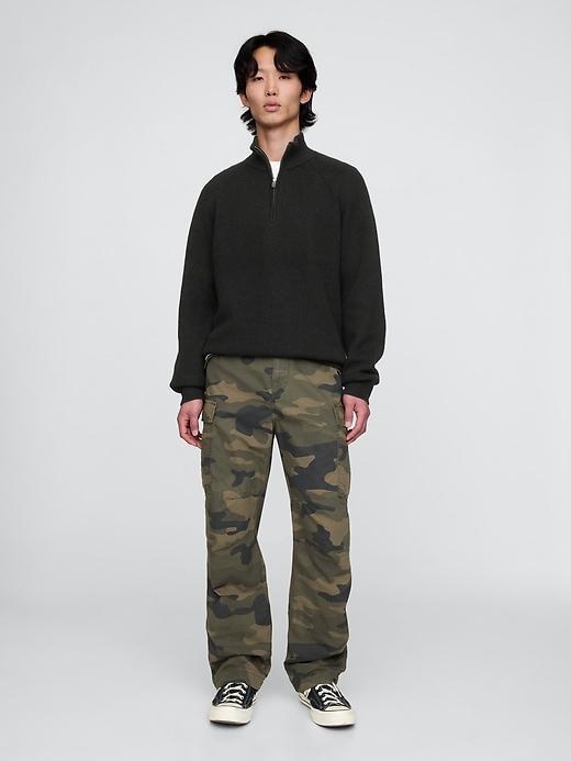 CashSoft Textured Quarter-Zip Pullover Product Image
