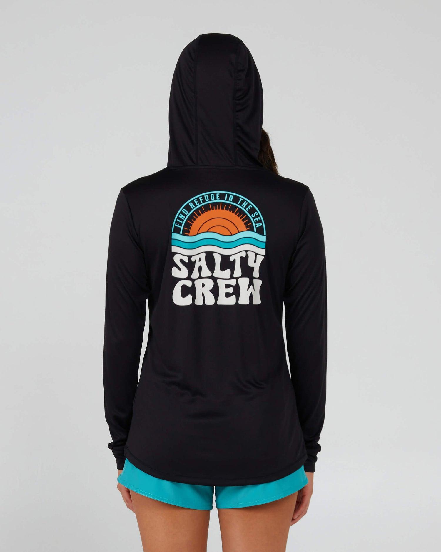 Sundown Hooded Sun Shirt - Black Product Image