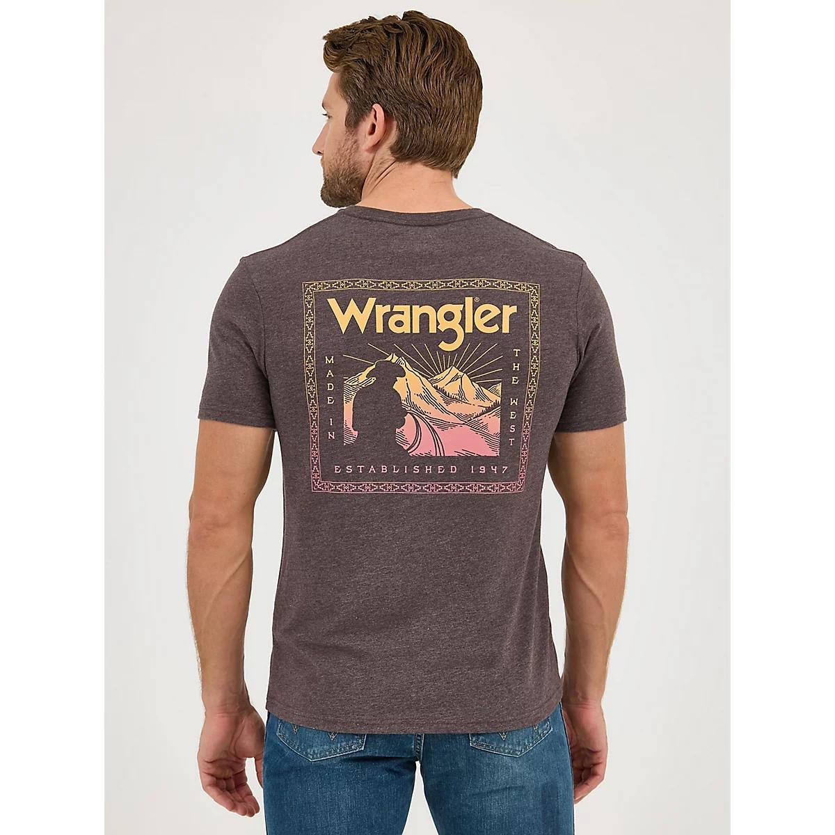 Men's Wrangler Back Graphic T-Shirt in Jet Product Image