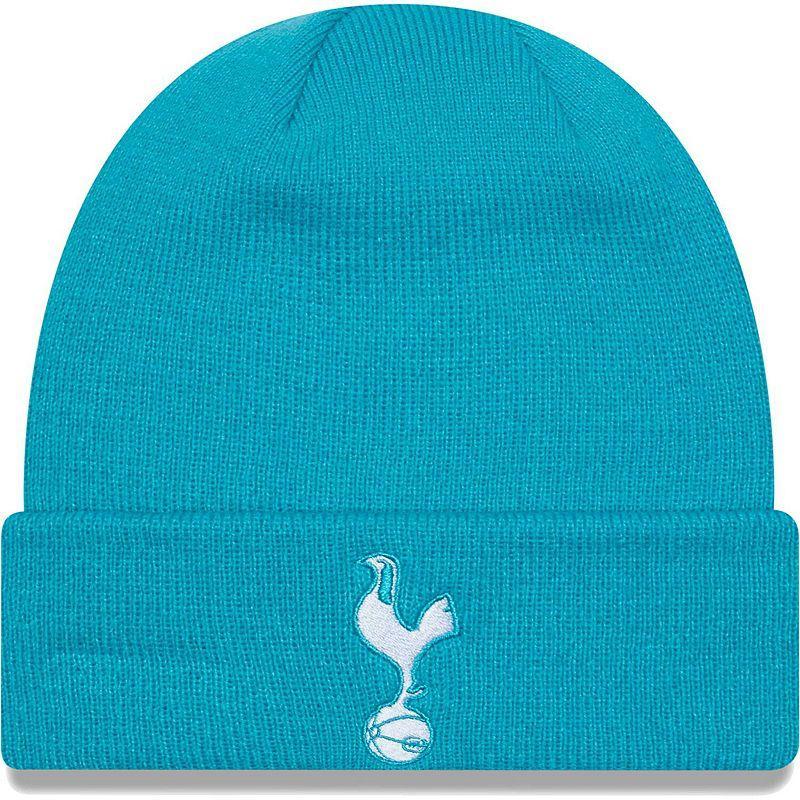 Mens New Era Turquoise Tottenham Hotspur Seasonal Cuffed Knit Hat, Tot Turquoise A Product Image