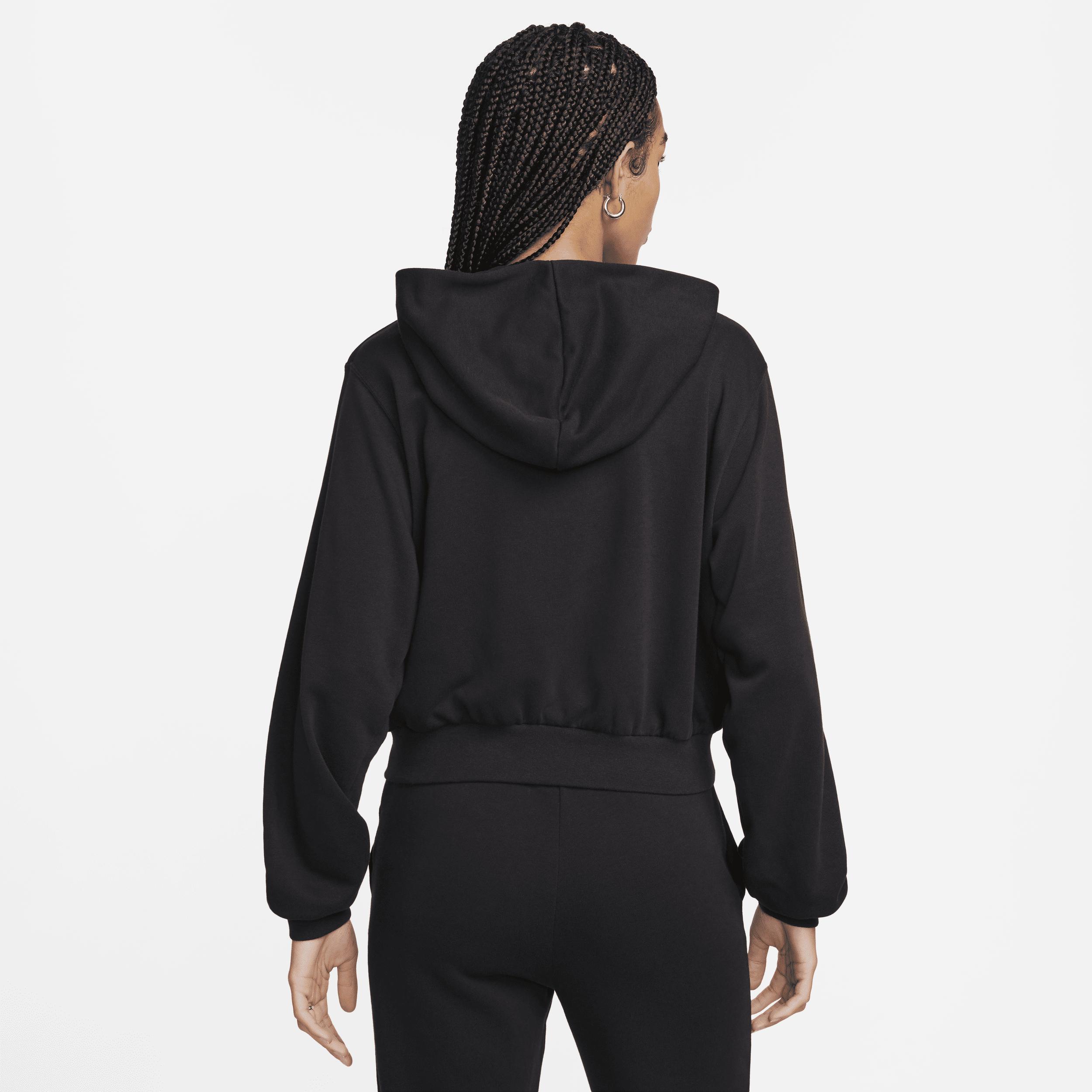 Women's Nike Sportswear Chill Terry Full-Zip Hoodie, Size: XL, Black Product Image