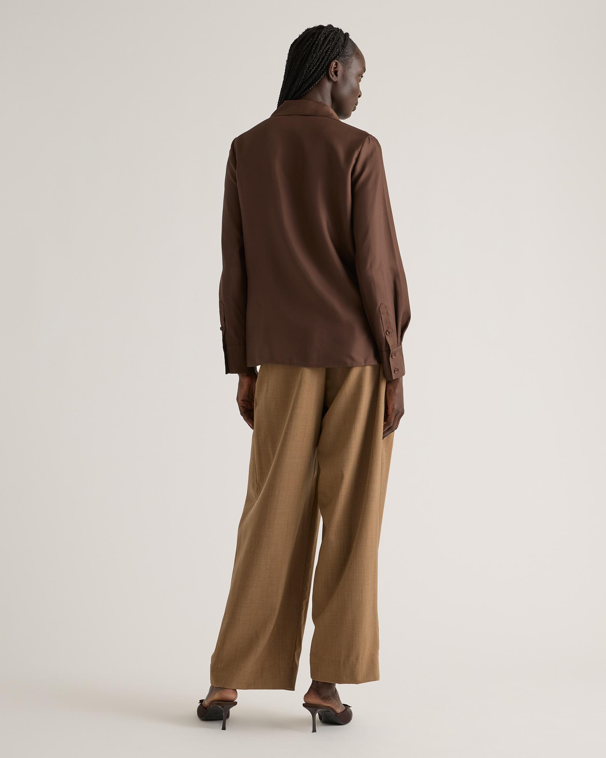 Quince | Women's 100% Silk Twill Blouse Product Image
