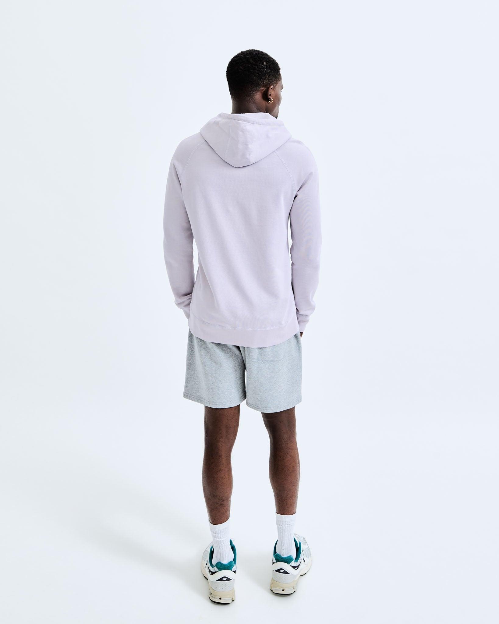 Lightweight Terry Slim Hoodie Male Product Image