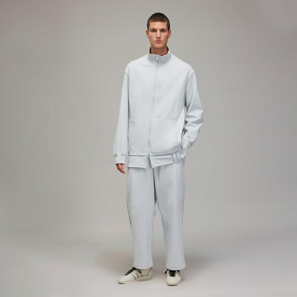 adidas Y-3 Mesh Stripes Track Pants Clear Grey XL Mens Product Image