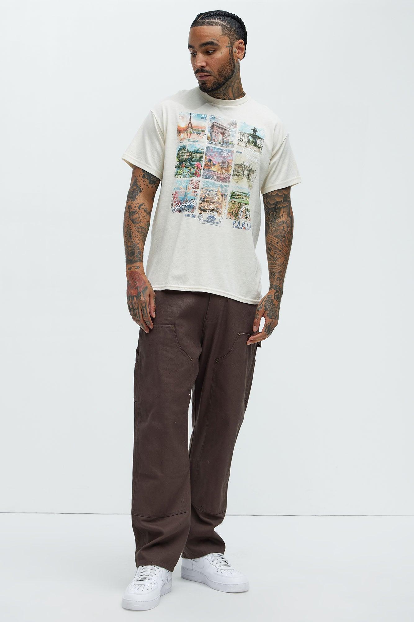 The City Of Love Short Sleeve Tee - Natural/Combo Product Image