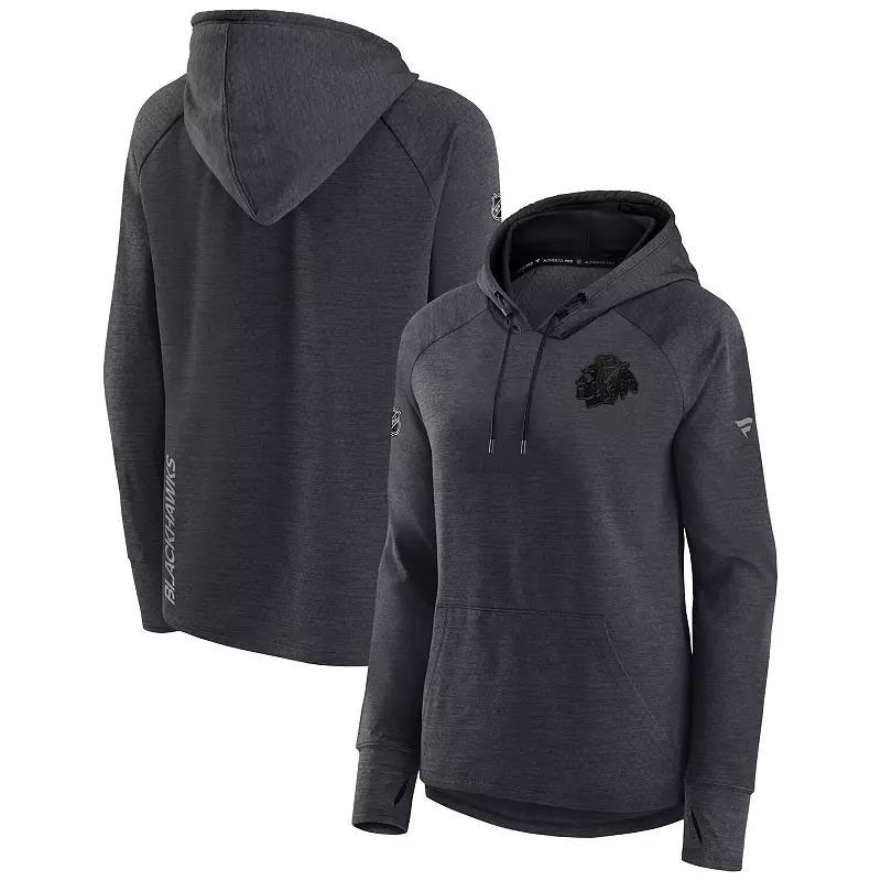 Women's Fanatics Branded Heather Royal New York Islanders Authentic Pro Road Performance Raglan Pullover Hoodie, Size: Medium, Isl Blue Product Image