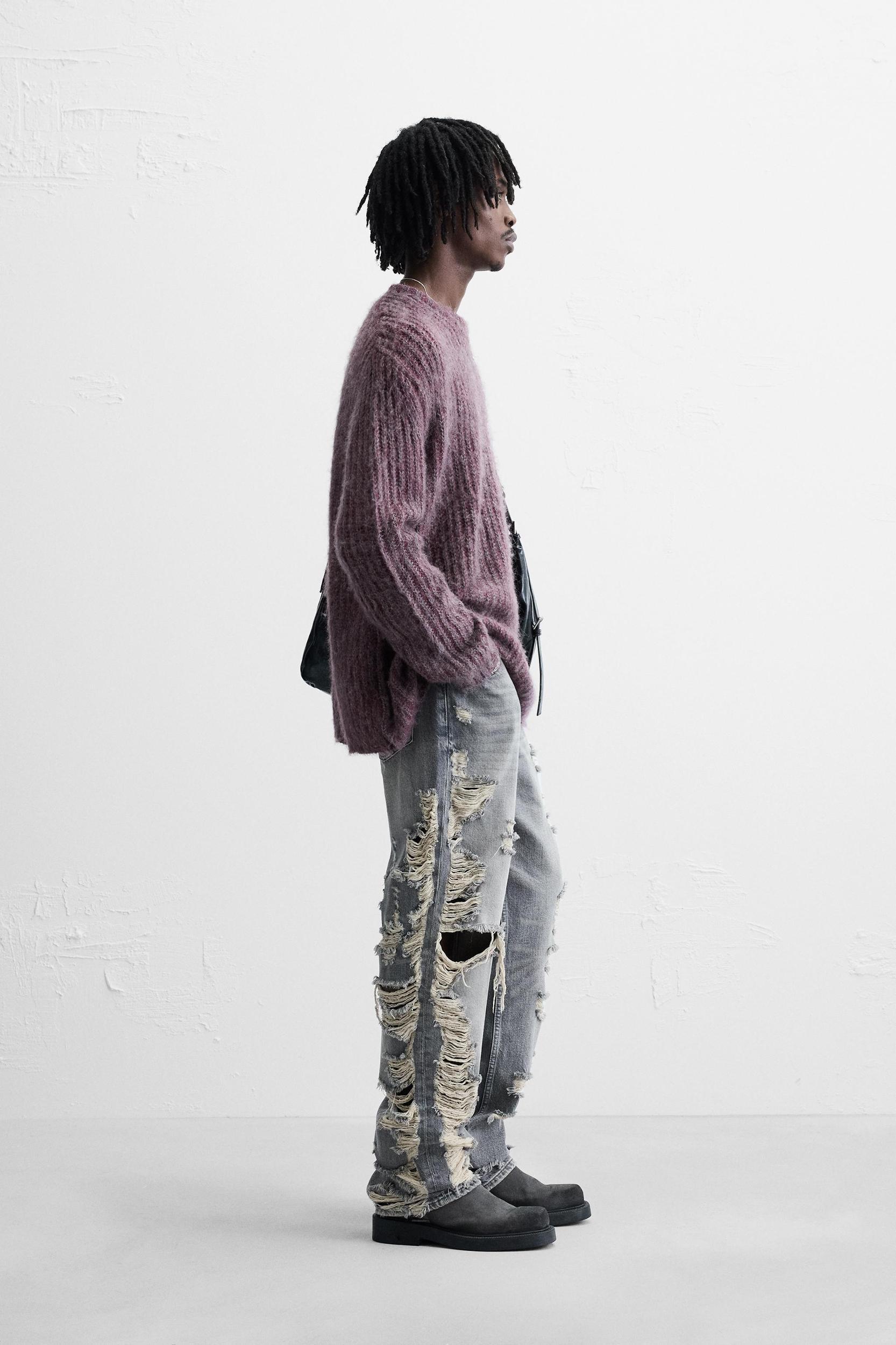 BRUSHED TEXTURE SWEATER Product Image