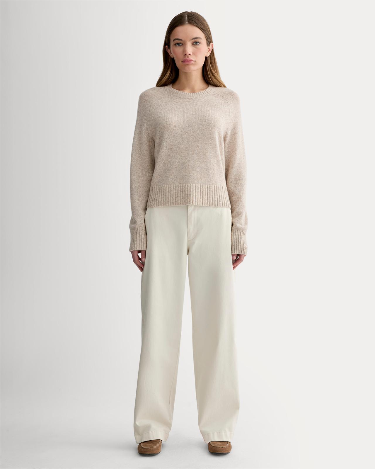 The Boxy Crew in Cashmere Product Image