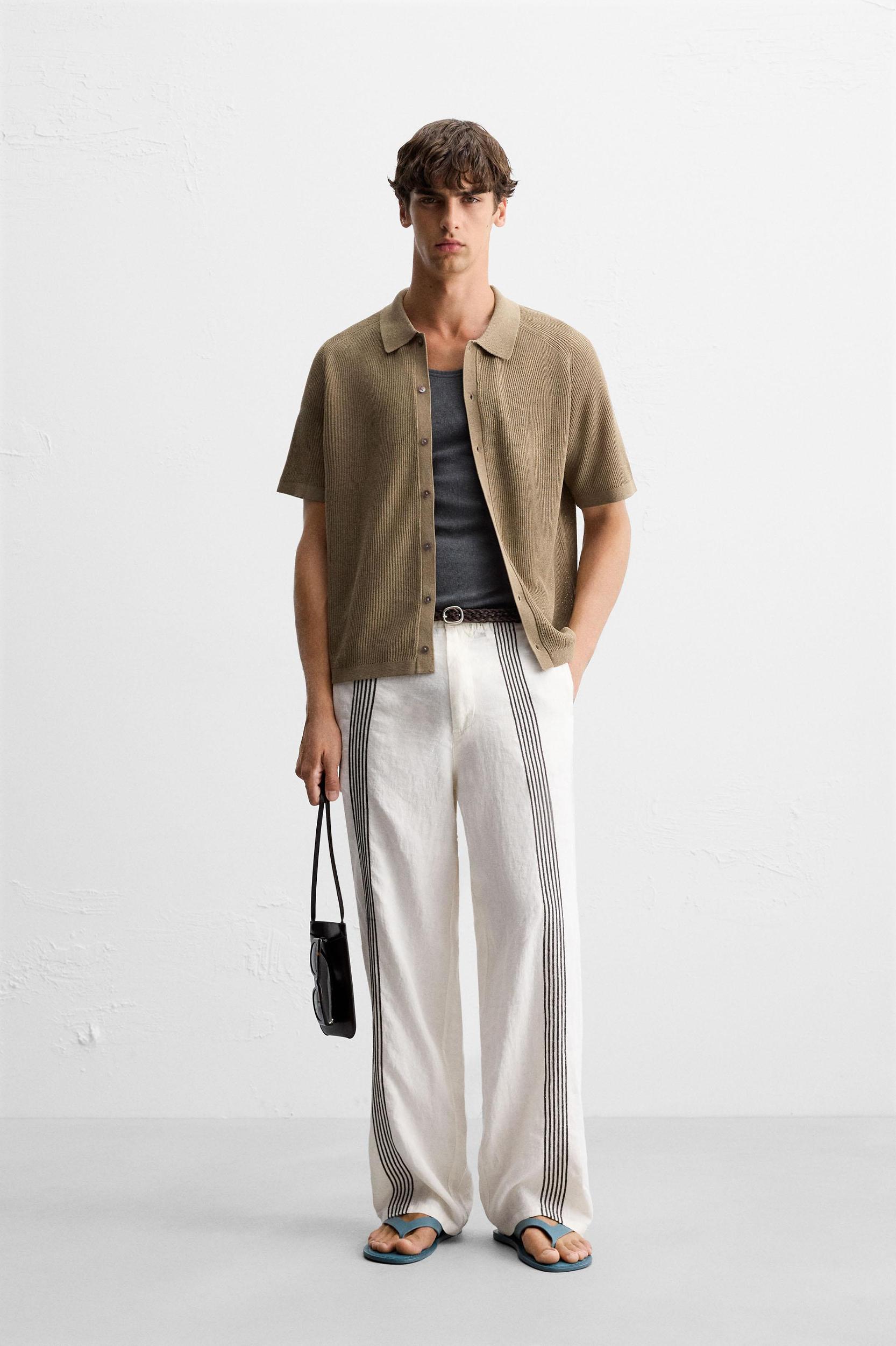 RELAXED FIT KNIT SHIRT Product Image