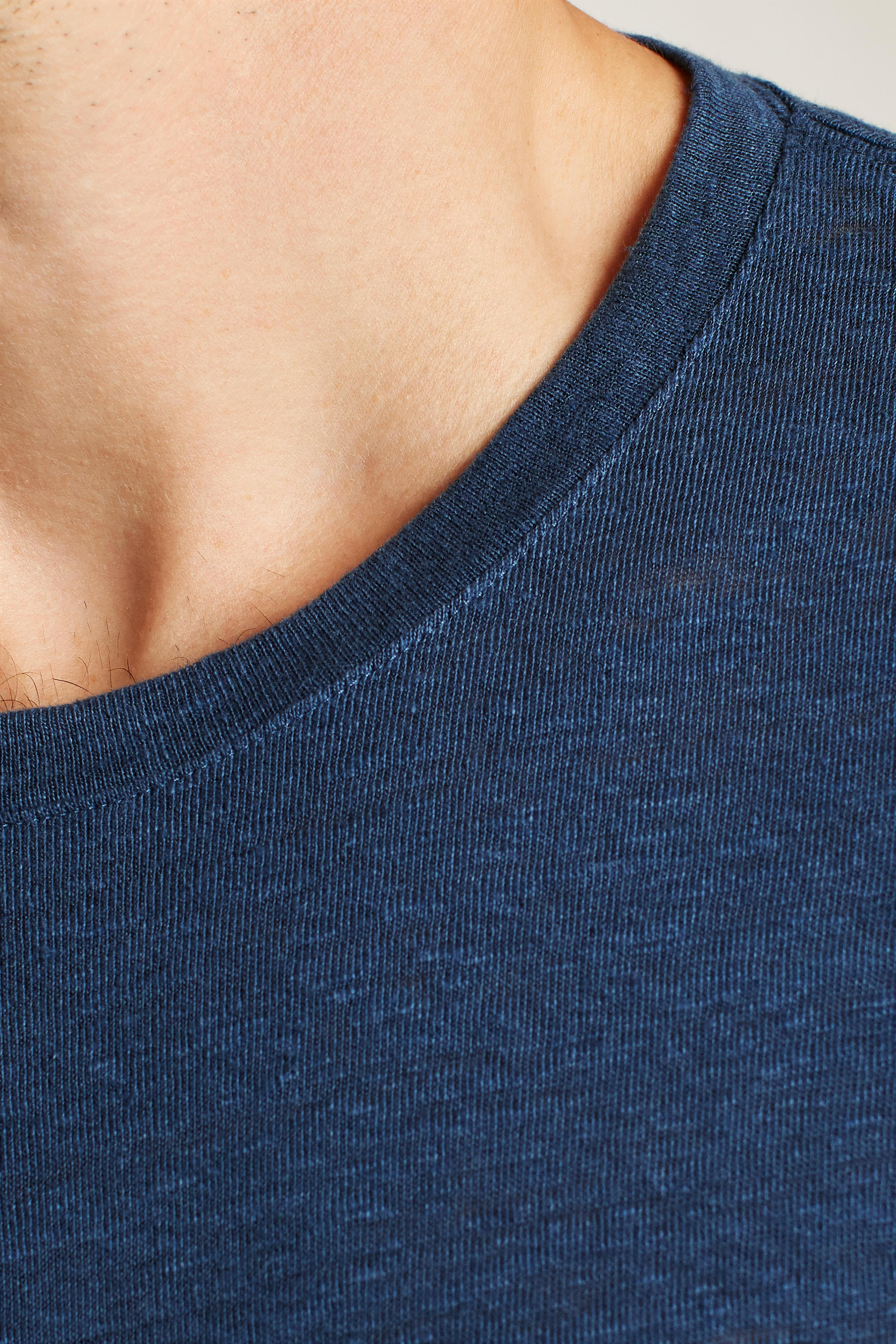 Linen Crew Neck Tee Product Image