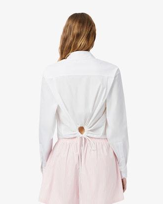 Oversized Adjustable Poplin Shirt Product Image