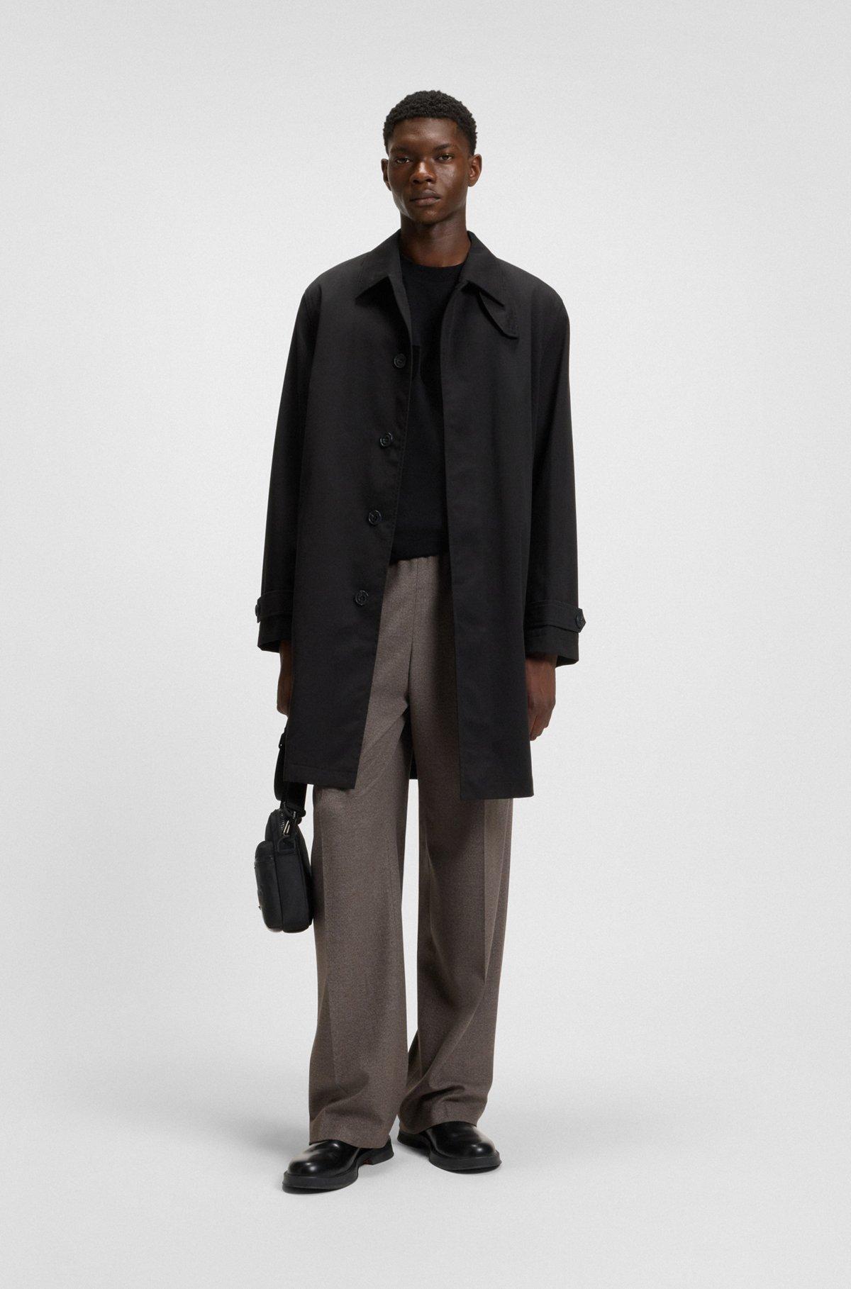 Modern-fit trousers in mouliné stretch twill Product Image