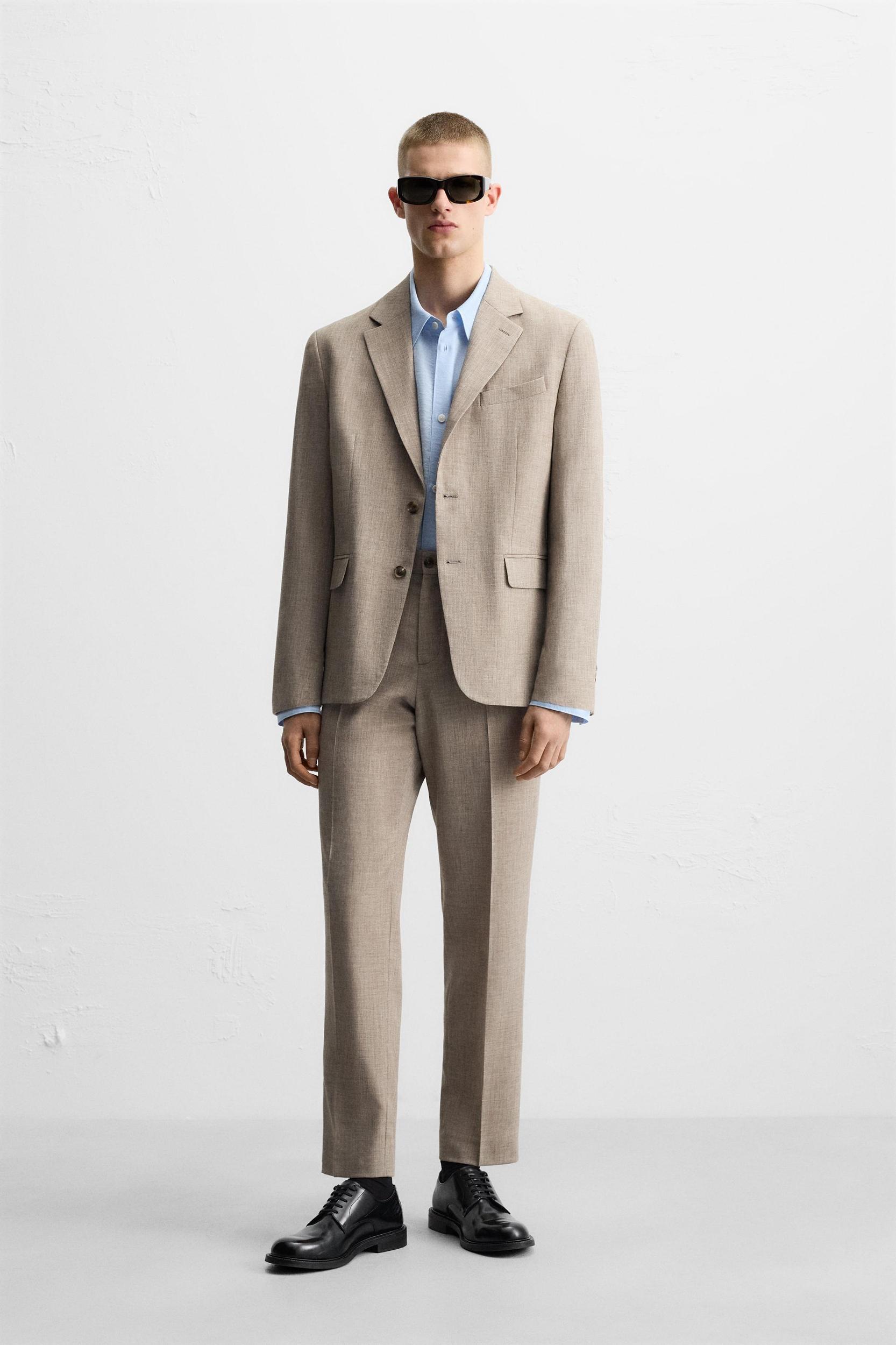 WOOL SUIT PANTS Product Image
