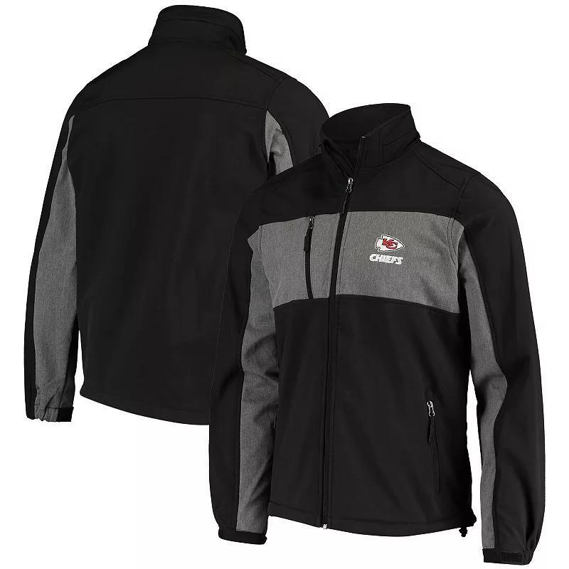 Men's Dunbrooke Black Minnesota Vikings Circle Zephyr Softshell Full-Zip Jacket, Size: Small Product Image