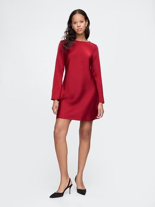 Recycled Satin Mini Dress Product Image