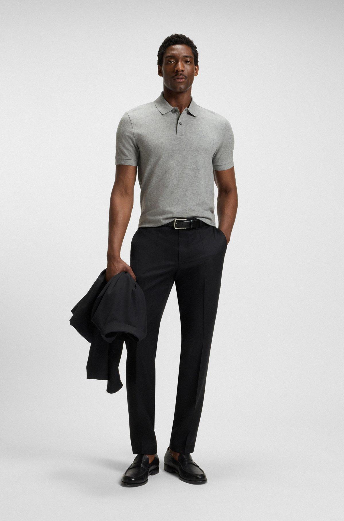 Pallas polo shirt in cotton piqué with logo details Product Image